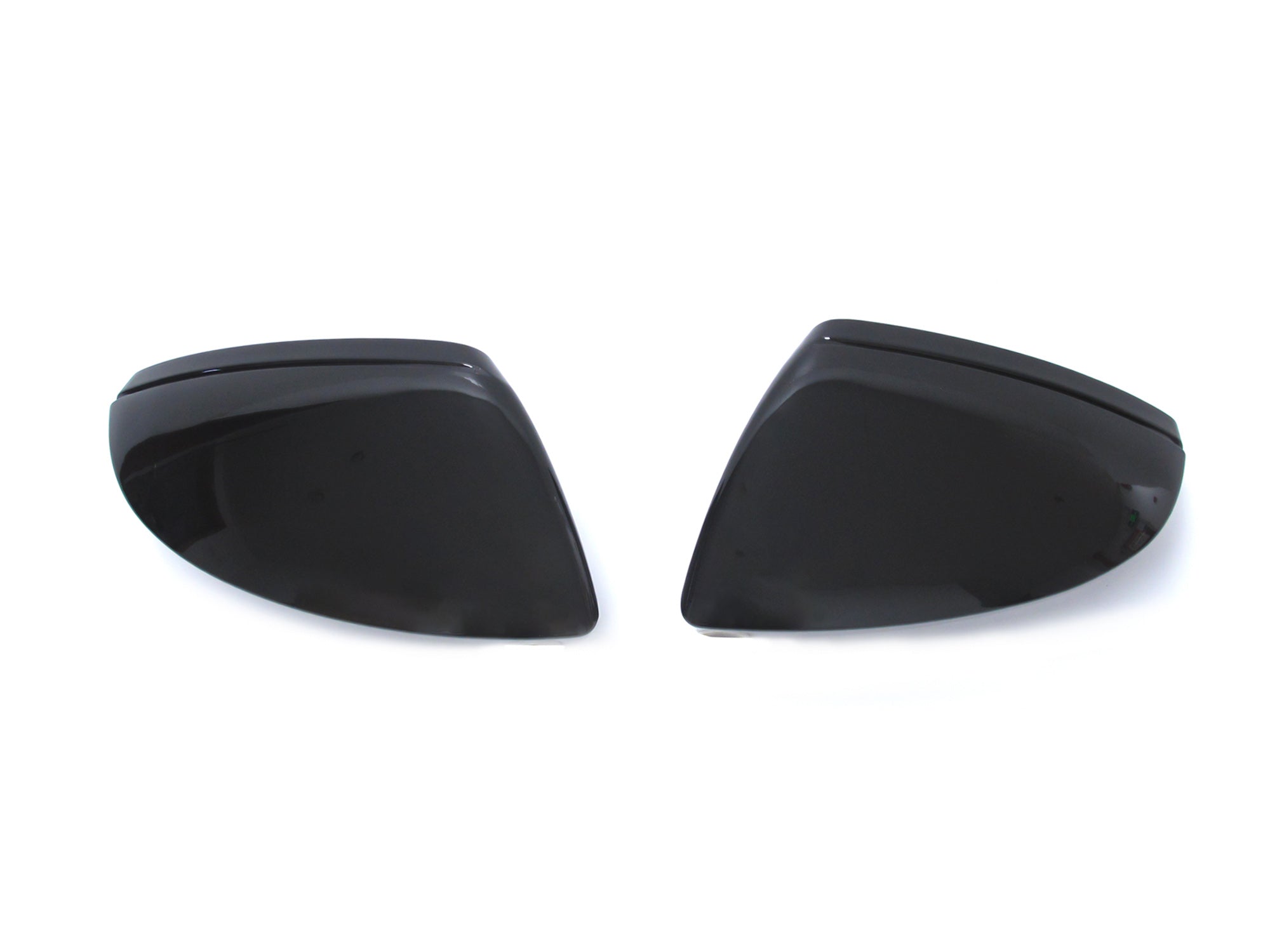 NEU Spiegelkappen Außenspiegel Schwarz Glanz für Audi A6 C8 A7 4K Ohne SideAssist mc145