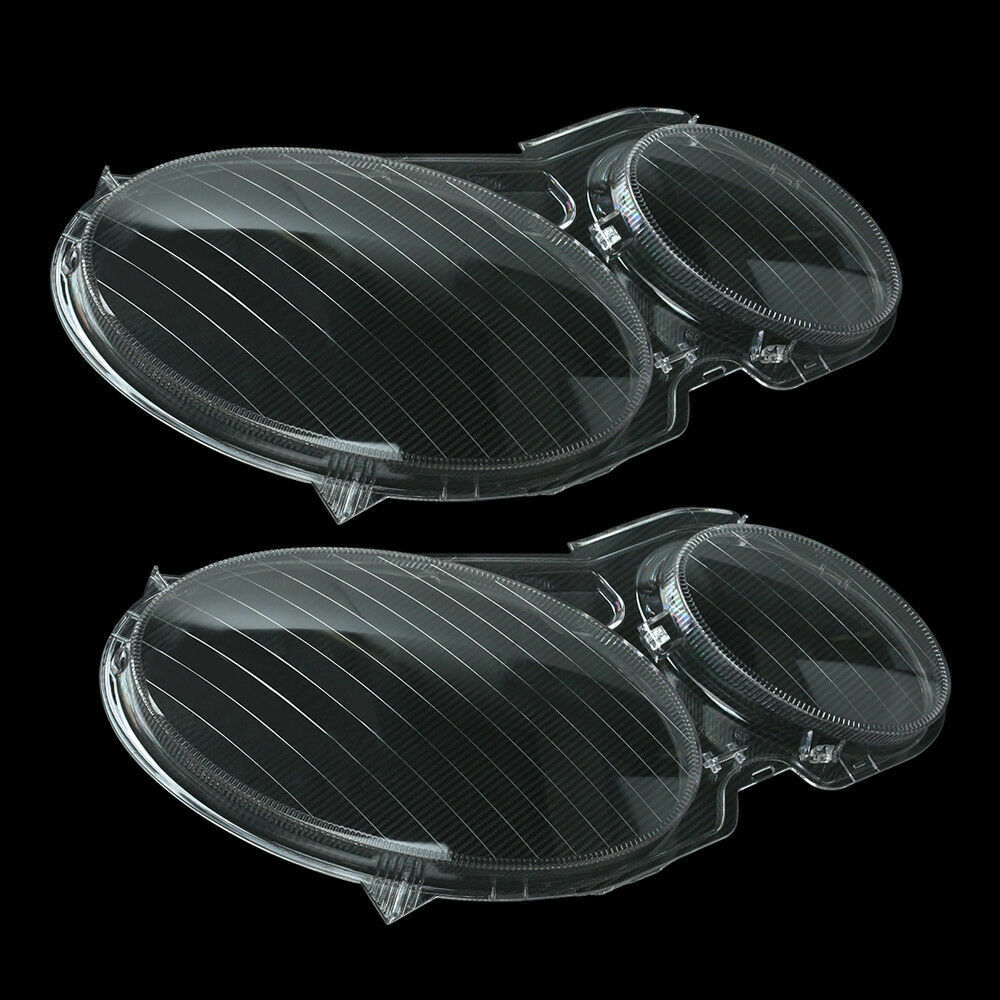 Paar Scheinwerferglas Scheinwerfer Linse für Mercedes Benz E-Klasse W211 2002-09