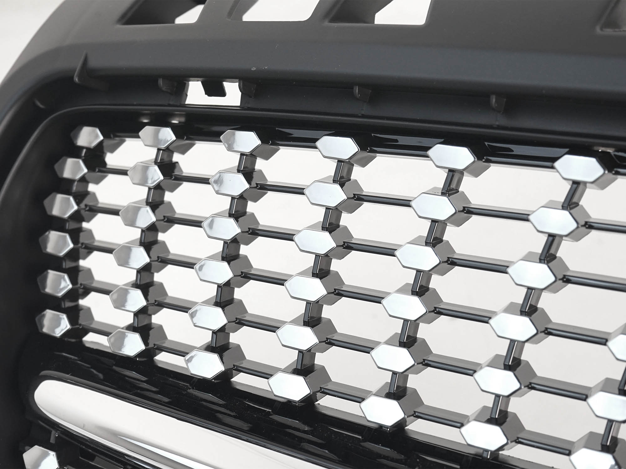 Kühlergrill Diamantgrill Diamant Grill Frontgrill Schwarz für Mercedes Benz A Klasse W176 A180 A220 OHNE Kamera 2012-2015 VFL