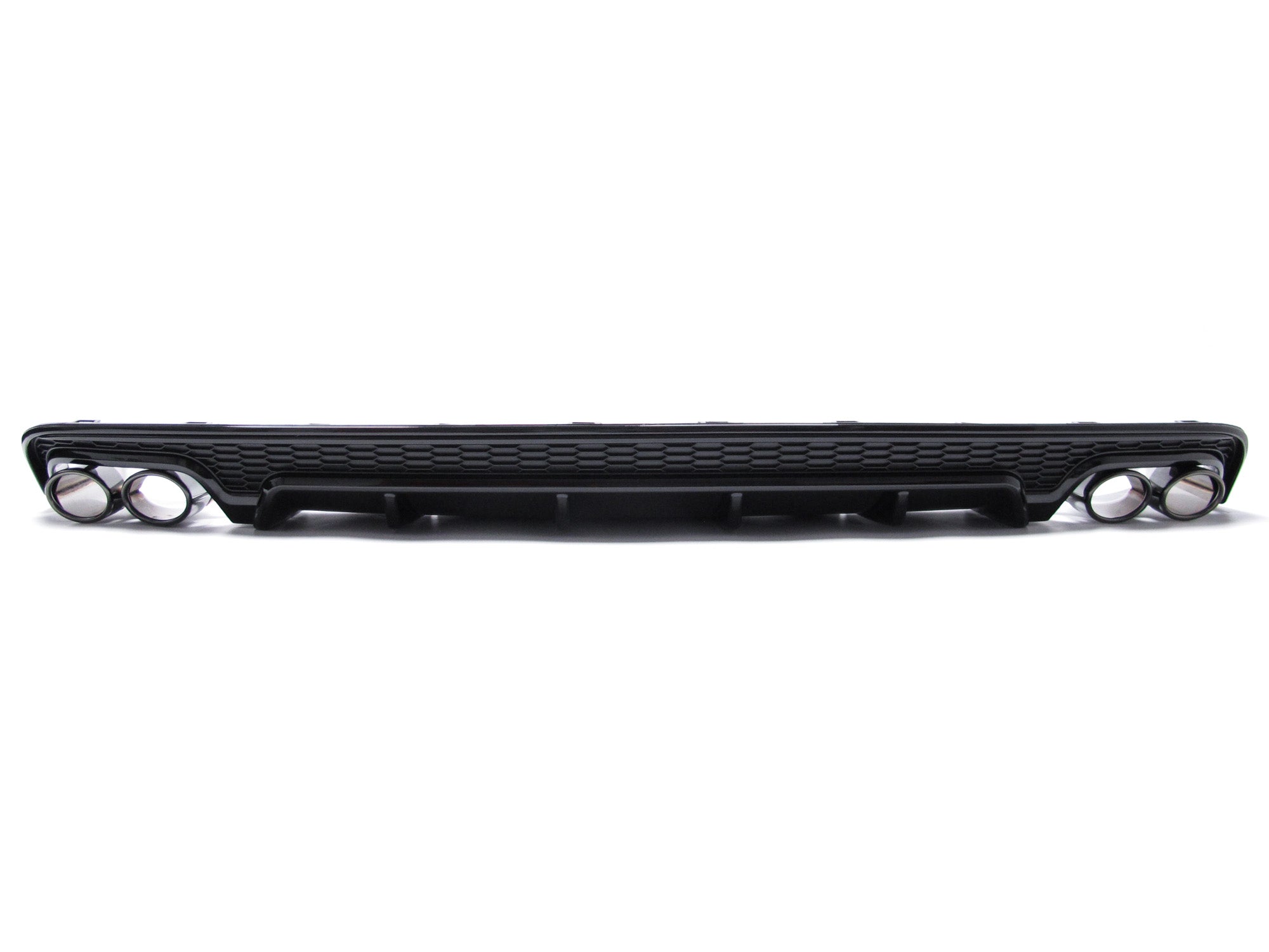 Heckdiffusor Diffusor Schwarz für AUDI A6 C7 4G Limo Avant S Line 2015-2018