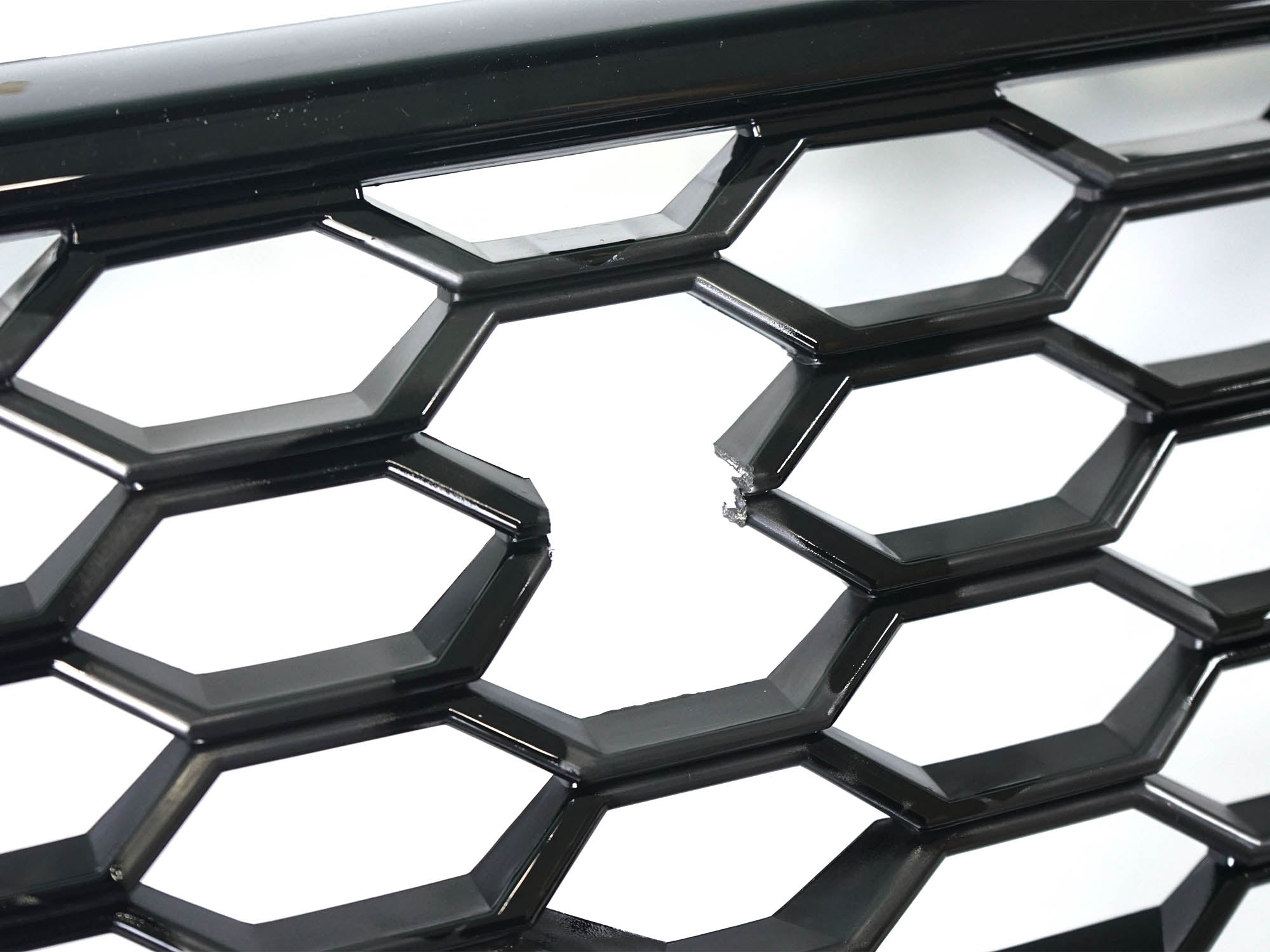 Wabengrill Kühlergrill Front Grill Schwarz für AUDI A6 C7 4G S6 S Line Avant Limo 2015-2018