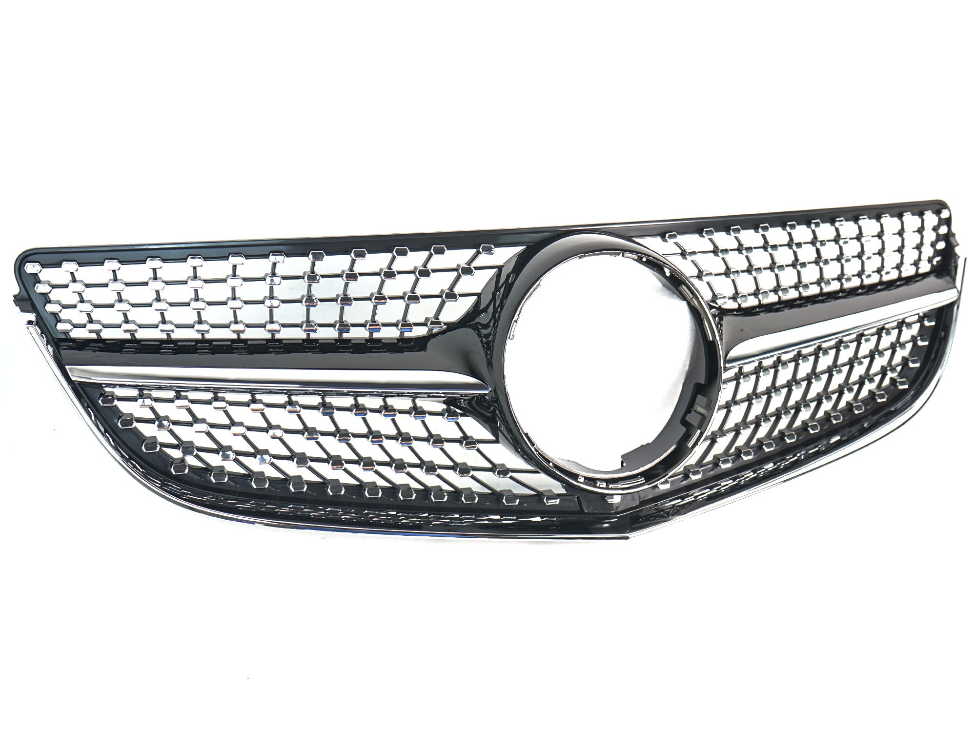 Diamant Frontgrill Kühlergrill Schwarz für Mercedes E Klasse C207 Coupe A207 Cabrio 2013-2017 fg187