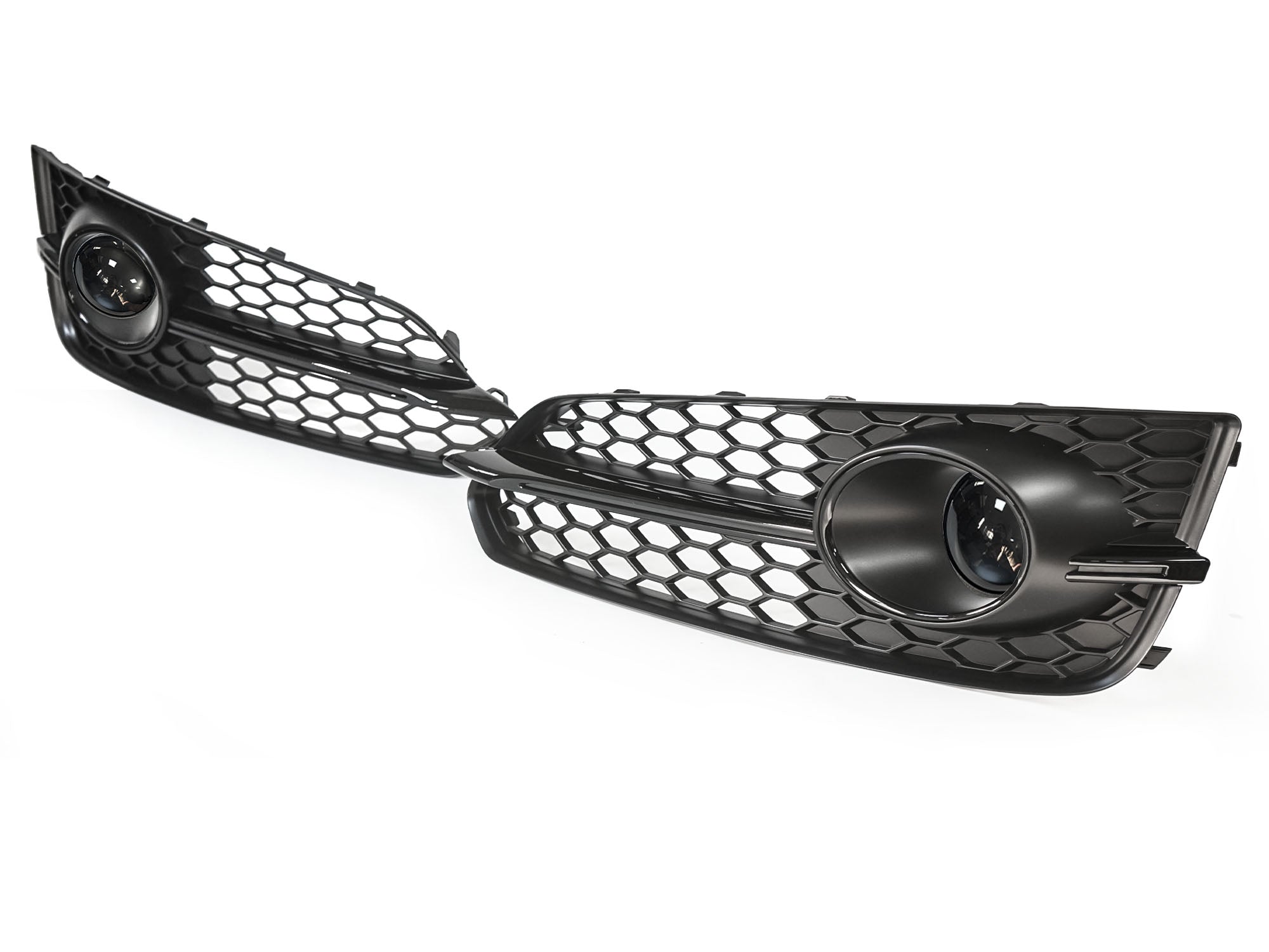 Lüftungsgitter Blenden Grill Gitter Schwarz für Audi A8 S8 D4 4H S-Line 13-17 MOPF mit ACC