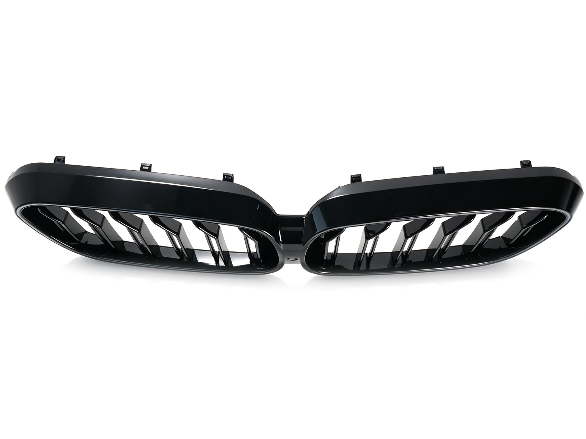 LED Kühlergrill Grill Frontgrill Schwarz für BMW 5er G30 G31 2017-2020 vor LCI