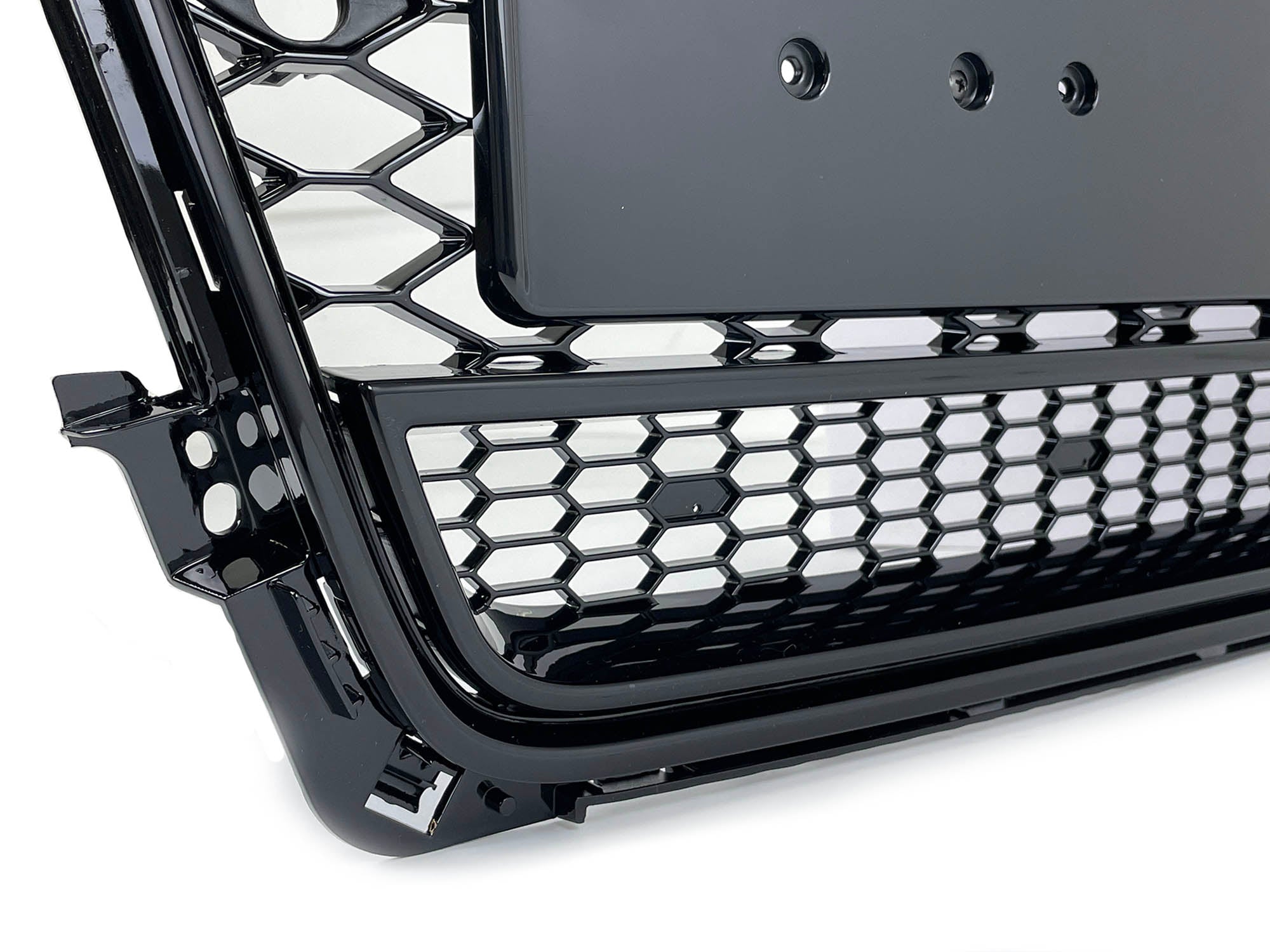 Grill Wabengrill Kühlergrill Schwarz für AUDI A4 B8 Limo Avant 2007-2011 fg197