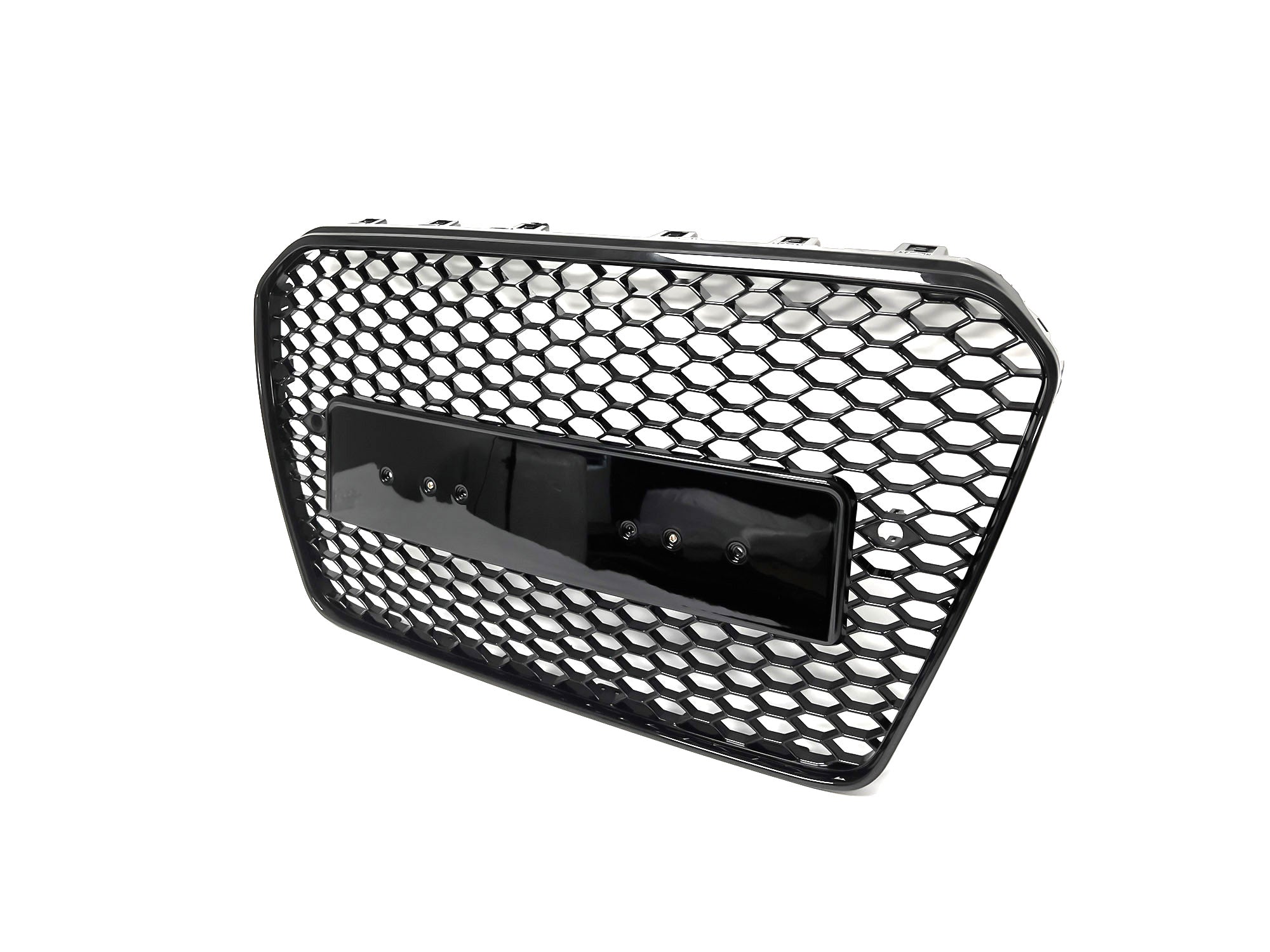 Wabengrill Kühlergrill Grill Glänzend Schwarz für AUDI A5 8T S5 Sportback Coupe Facelift 2012-2016