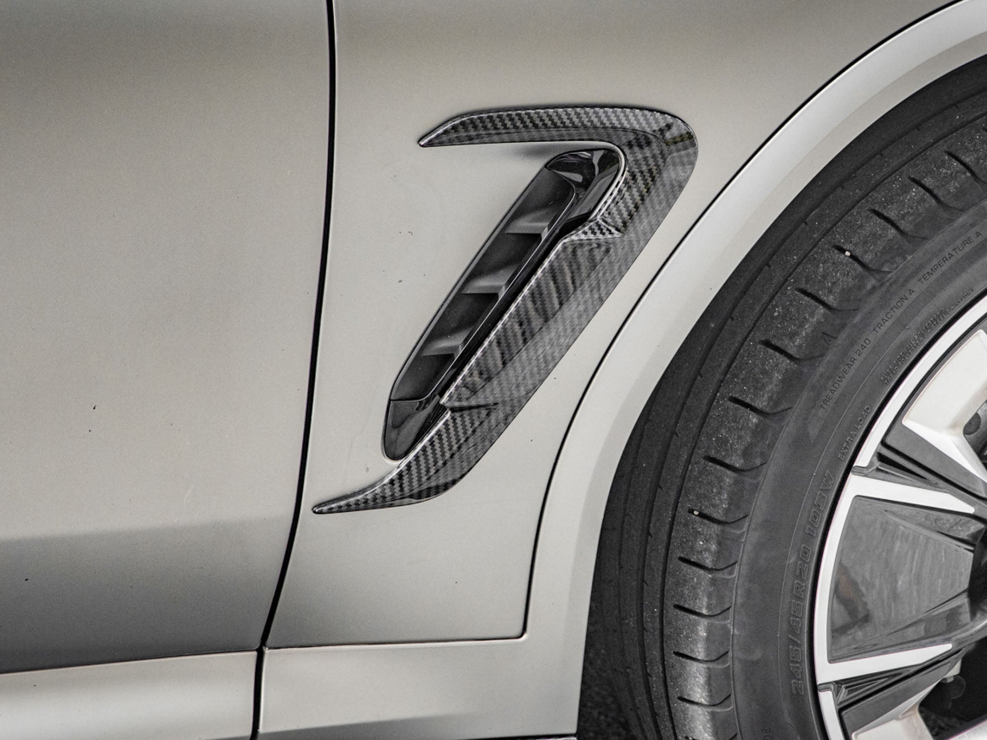 NEU 100% Carbon Front Stoßstange Aero Flaps Flics Flossen Passend für ix3 G08 Sport 2021-2023