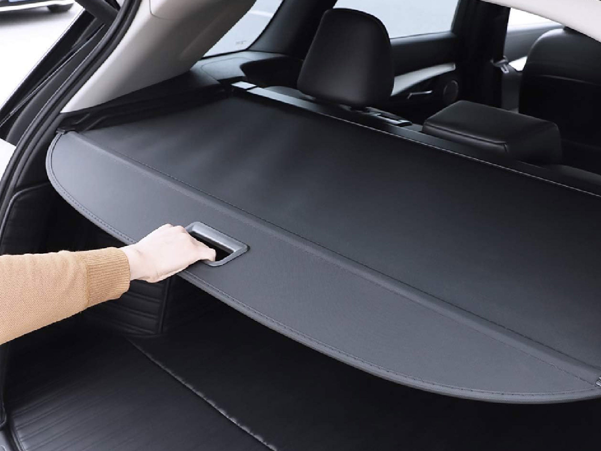 Für Audi Q5 FY 2017+ Laderaumabdeckung Abdeckrollo Kofferraum Schwarz