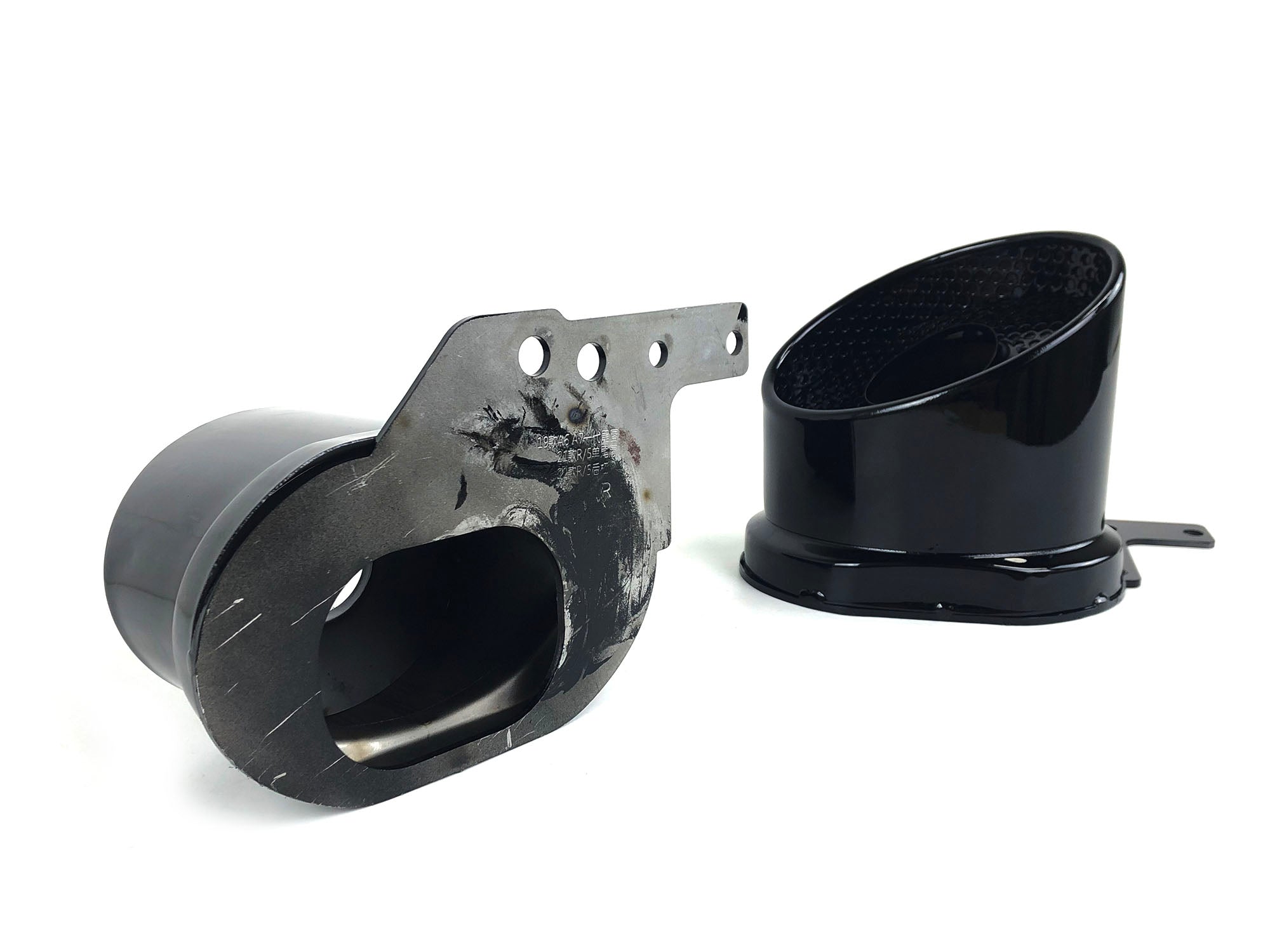 Schwarz Diffusor Heckdiffusor Auspuffblende für Audi A5 F5 S Line 2020+