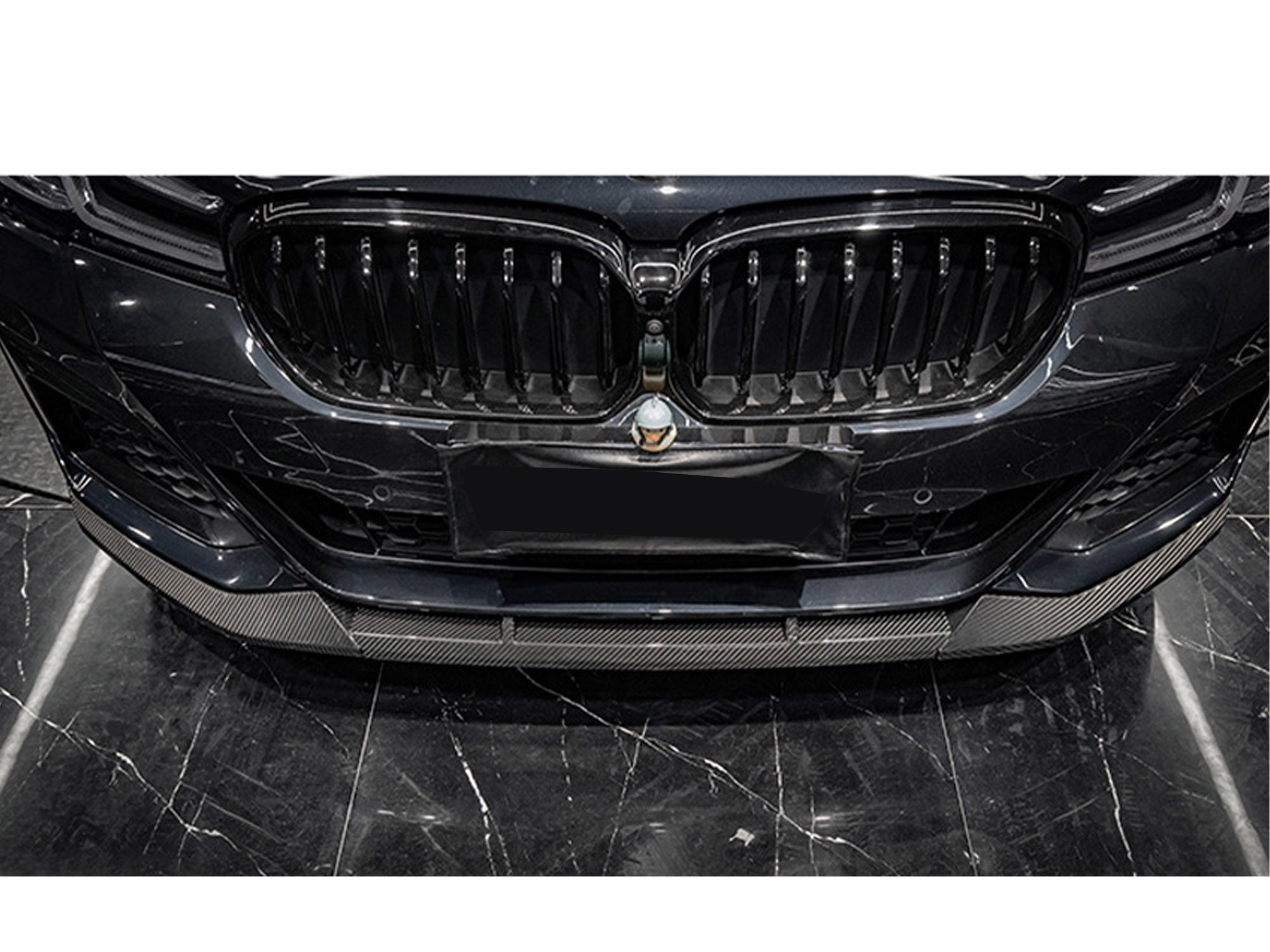 100% Echt Carbon Fiber Front Spoiler Spoilerlippe für BMW 5er G30 Sport Paket ab 2021