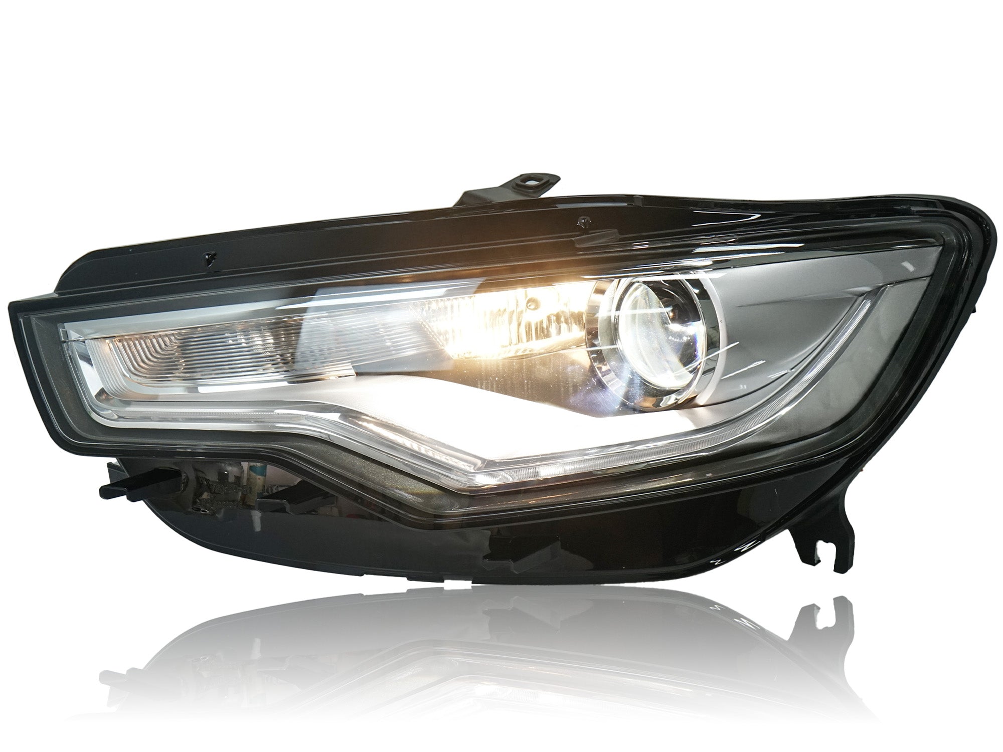 Links Scheinwerfer für Audi A6 4G C7 2010-2014 D3S Xenon H7 Kurvenlicht
