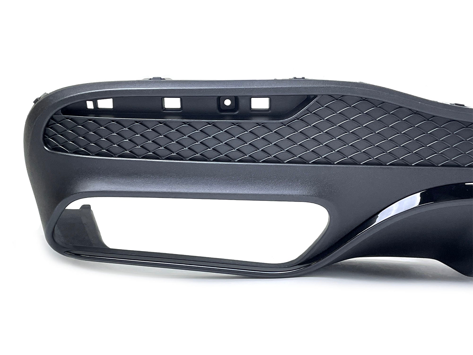 Heckdiffusor + Endrohre Schwarz für Mercedes GLS X166 AMG Line 2015-2019