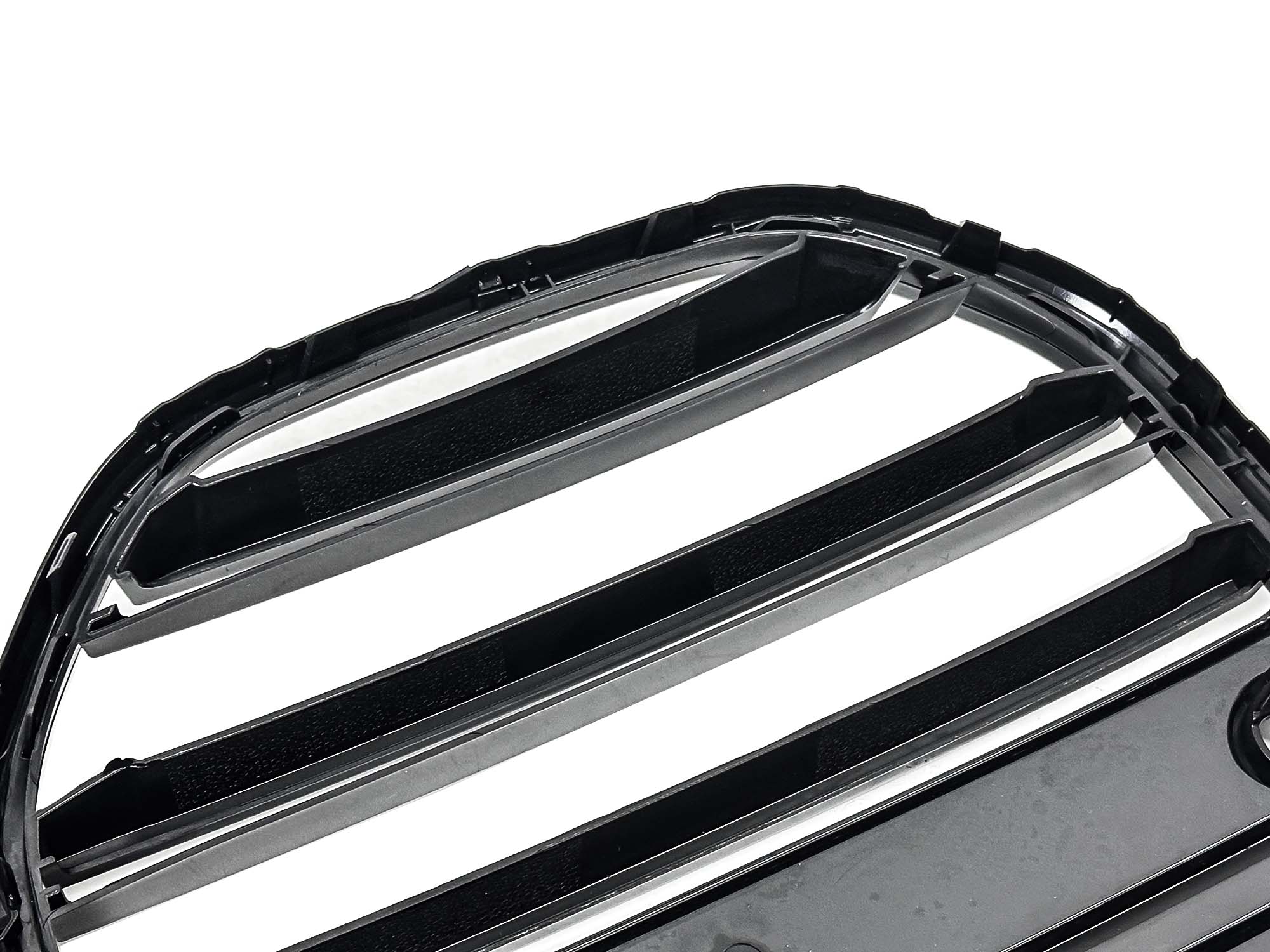 Schwarz Doppelsteg Kühlergrill Grill Frontgrill für BMW 4er G22 G23 OHNE ACC ab 2020