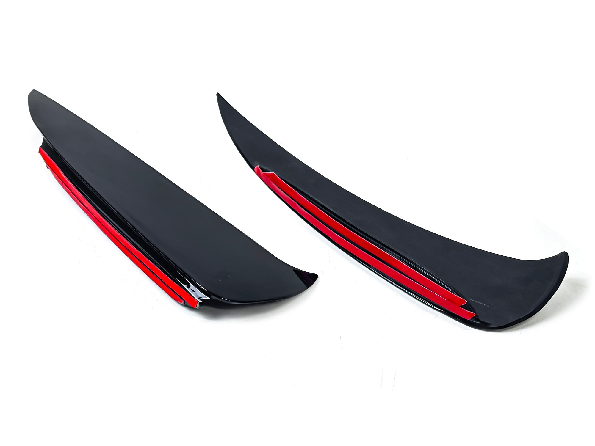 Stoßstange Heck Aero Flaps Canard Schwarz für Mercedes E Kl. W214  AMG Line 2023+
