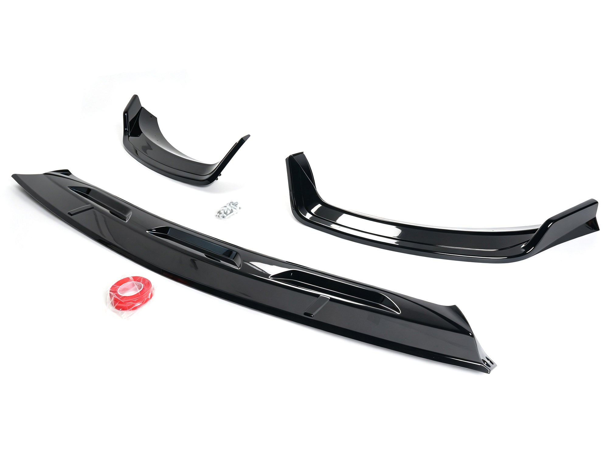 Schwarz Stoßstange Spoiler Lippe Frontspoiler für Mercedes GLE W167 C167 AMG Line 19-23 ohne ABE