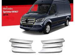 Kühlergrillleisten für Mercedes Sprinter W907 ab 2018 Edelstahl Grillleiste 6tlg