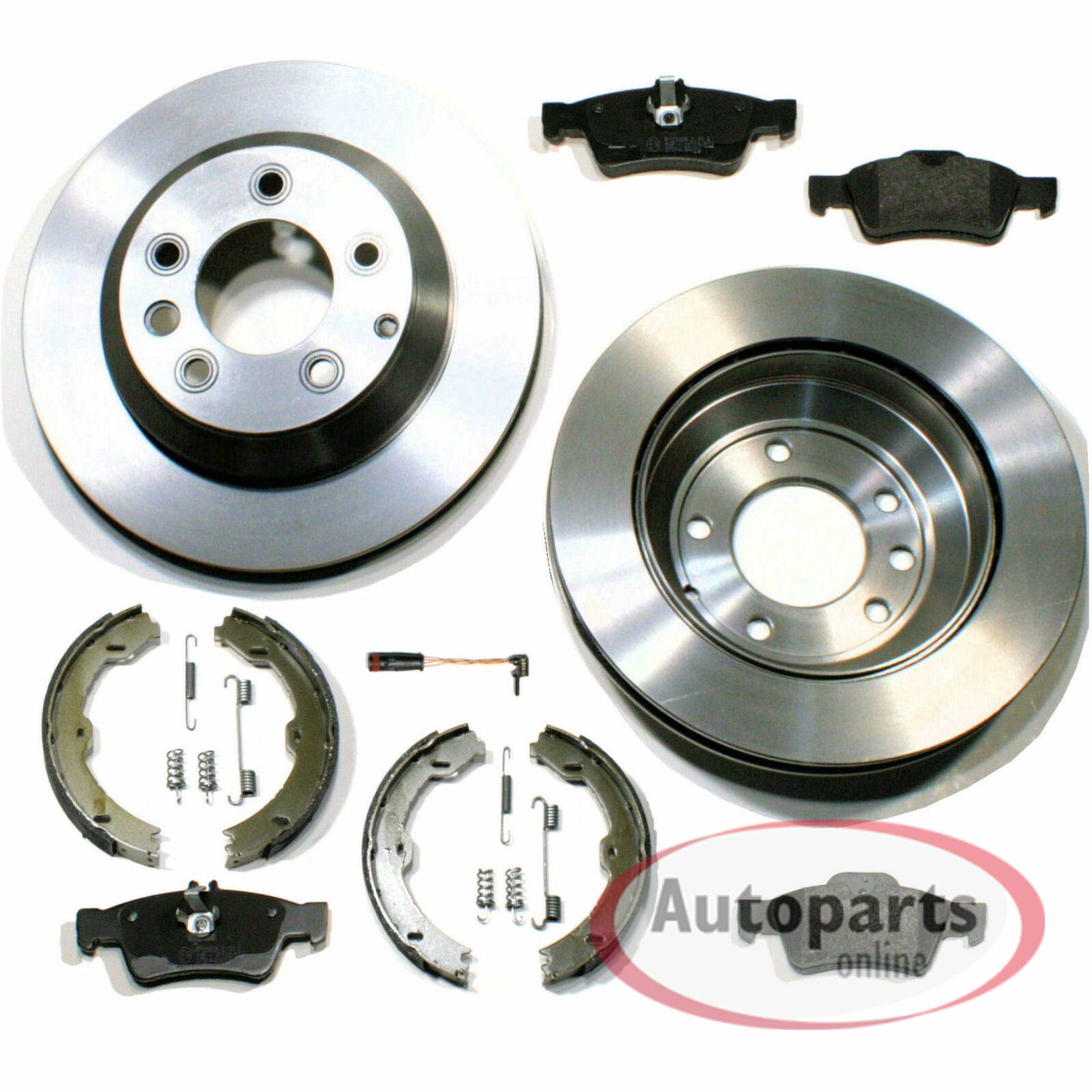 NEU 312mm + 300mm Bremsen Set vorne hinten für Mercedes E Klasse W211 S211 2002-2009
