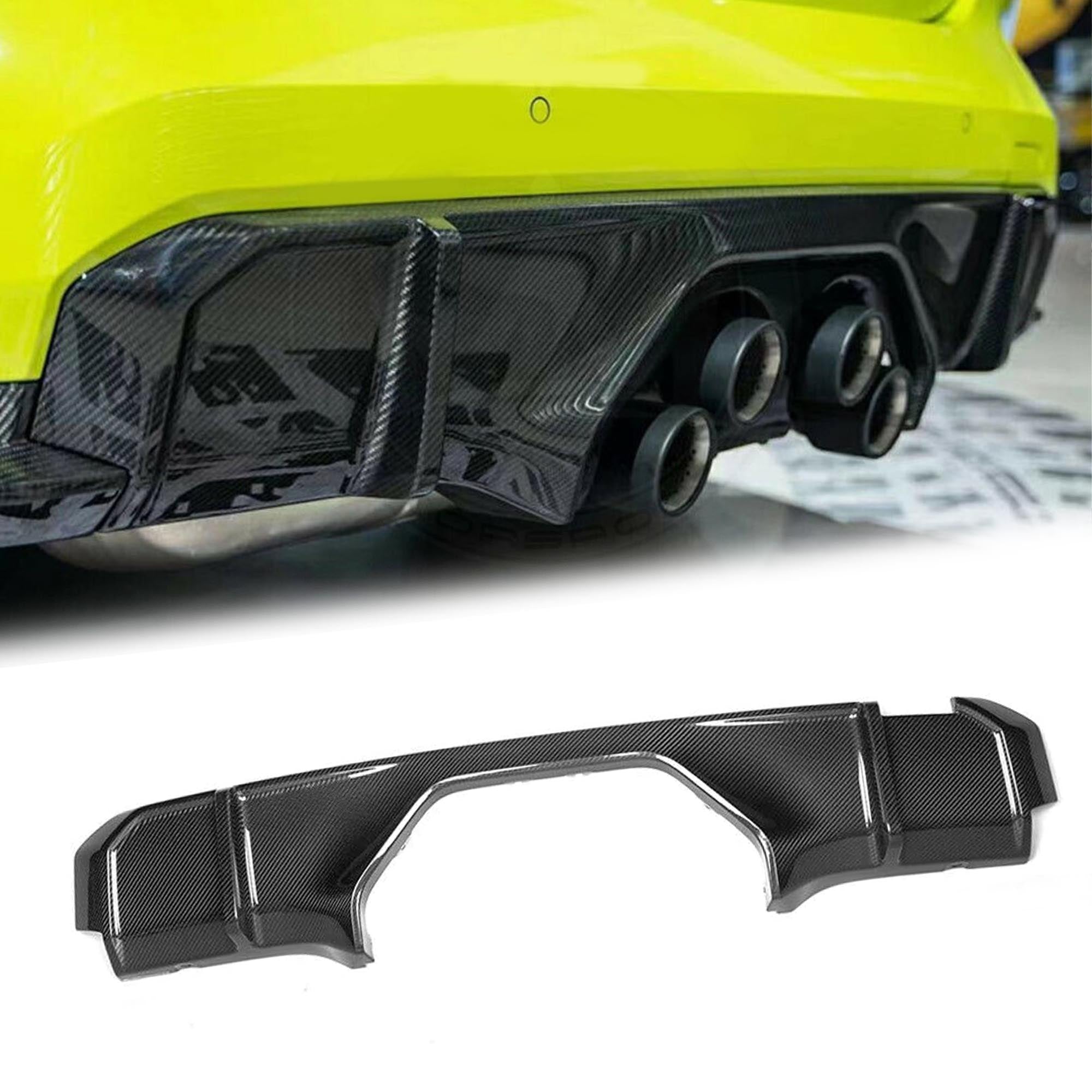 NEU Echt Carbon Fiber Heck Stoßstange Diffusor Passend für G80 M3 G82 M4 ab 2021