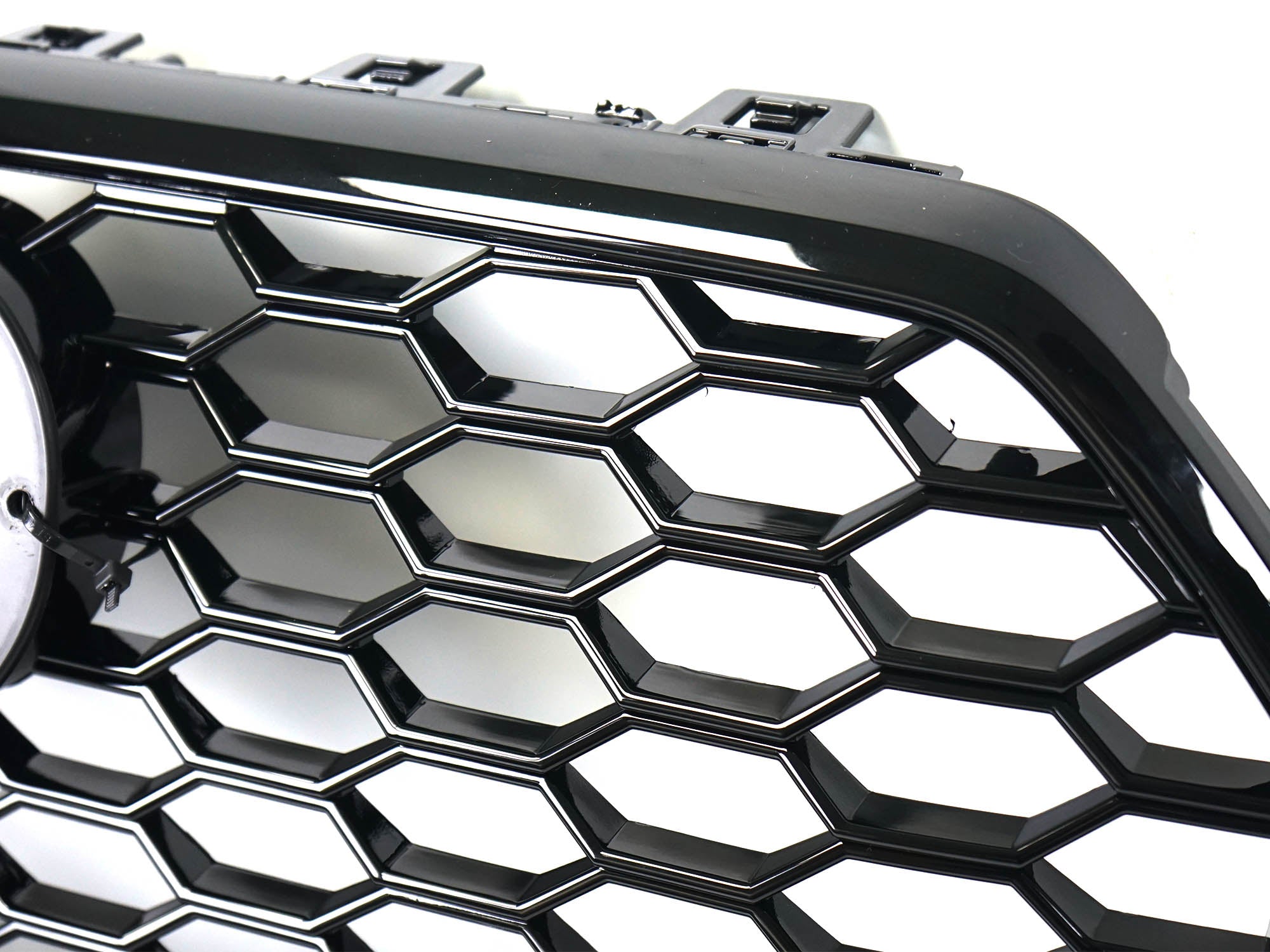 Wabengrill Kühlergrill Front Grill Schwarz für AUDI A6 C7 4G S6 S Line Avant Limo 2015-2018