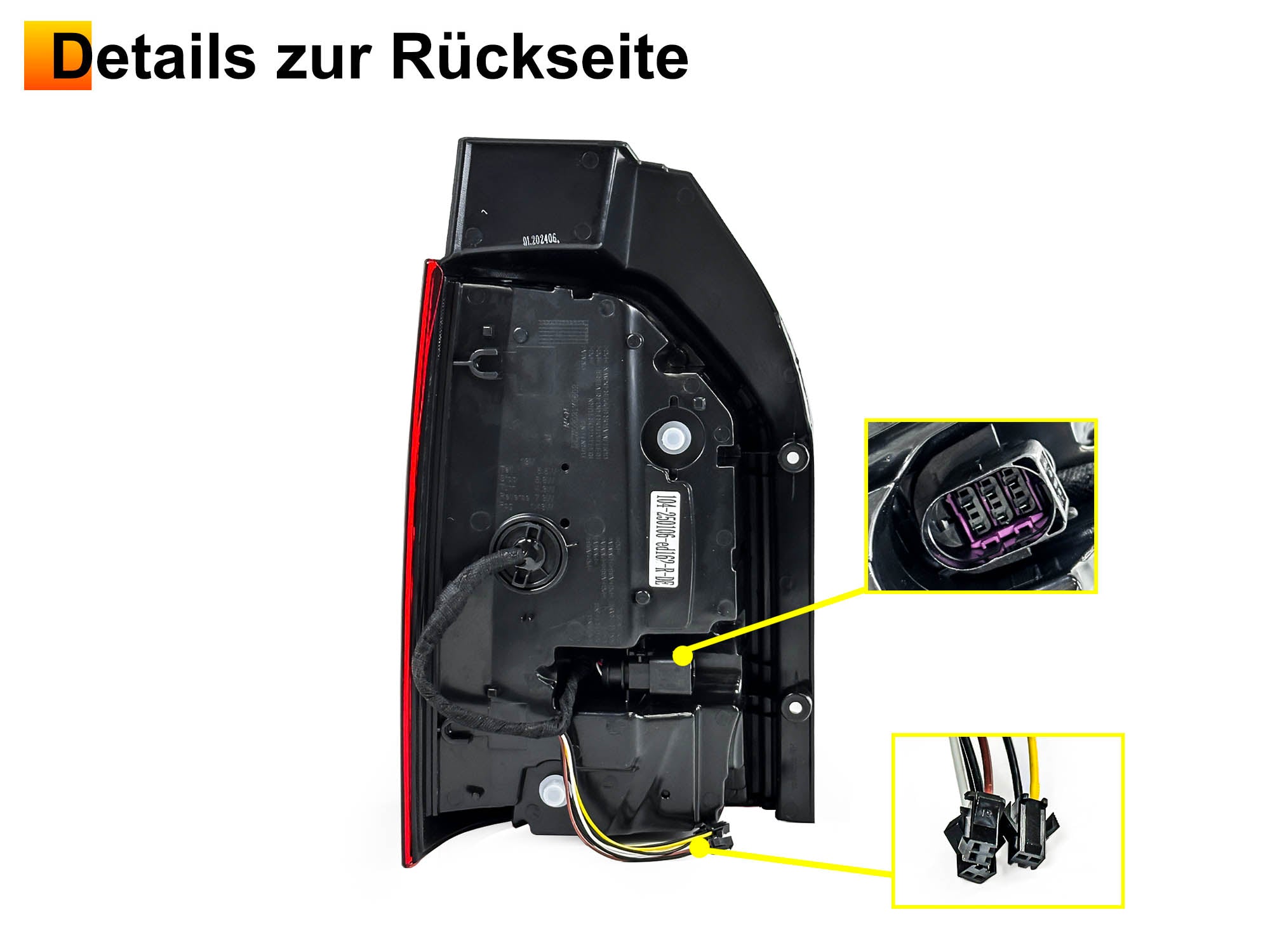 LED Hecklicht Rückleuchte für VW T6 19-21 Rücklicht Rechts 7LA945208