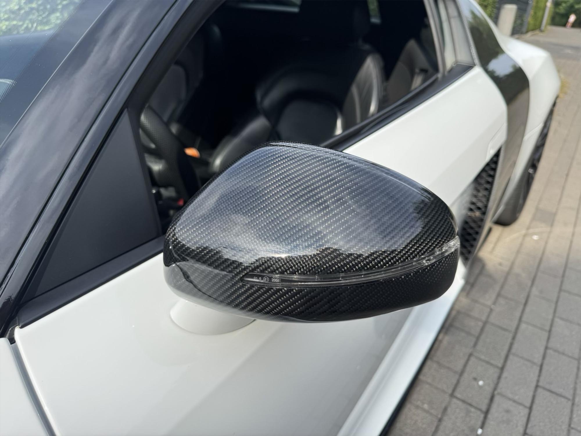 Carbon Fiber Spiegelkappen Außenspiegelkappen für AUDI TT 8J RS R8 42 2006-2014 od21