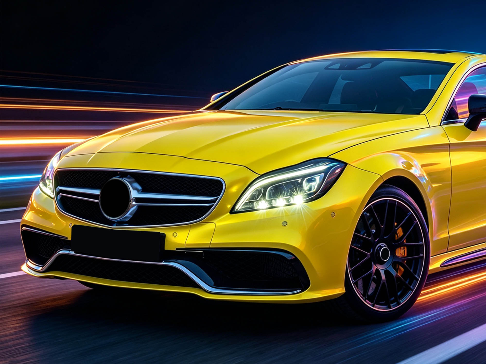 Links Scheinwerferglas Streuscheibe Abdeckung für Mercedes CLS W218 C218 10-14