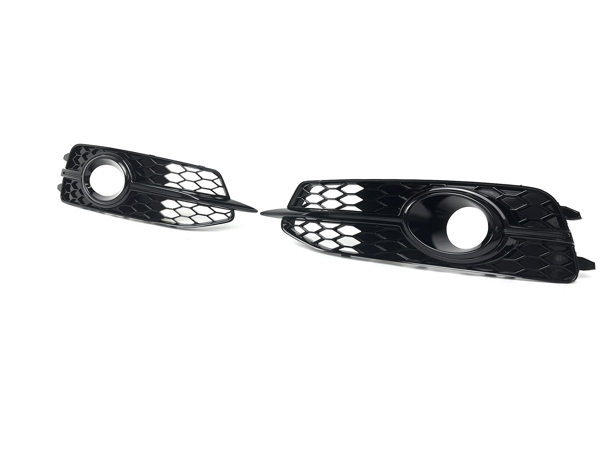 Lüftungsgitter Blenden Grill Gitter Schwarz für Audi A6 C7 S Line 2011-2014