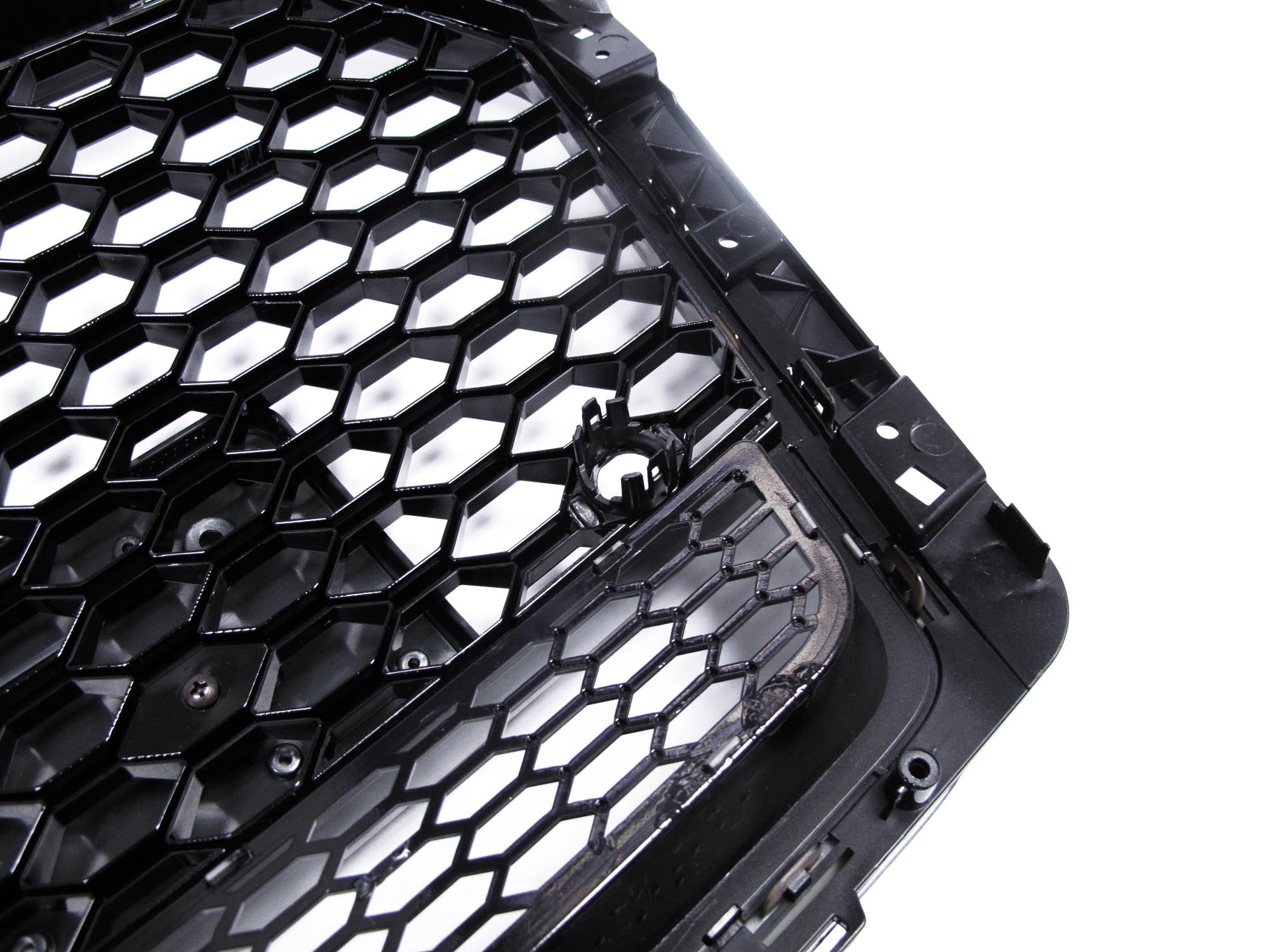 Wabengrill Grill Kühlergrill Schwarz für AUDI A4 S4 B9 Limo Avant S-Line 15-19