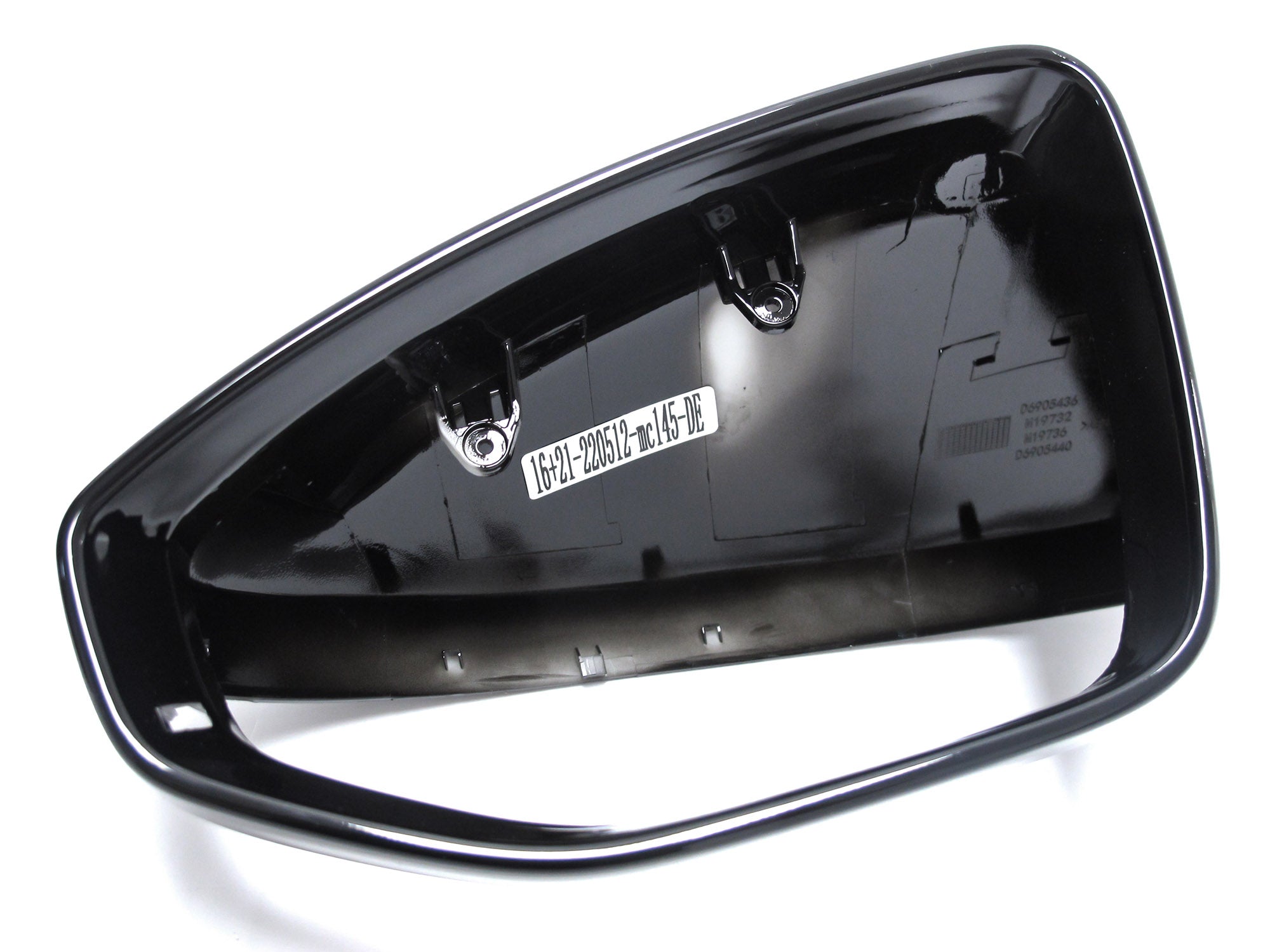NEU Spiegelkappen Außenspiegel Schwarz Glanz für Audi A6 C8 A7 4K Ohne SideAssist mc145