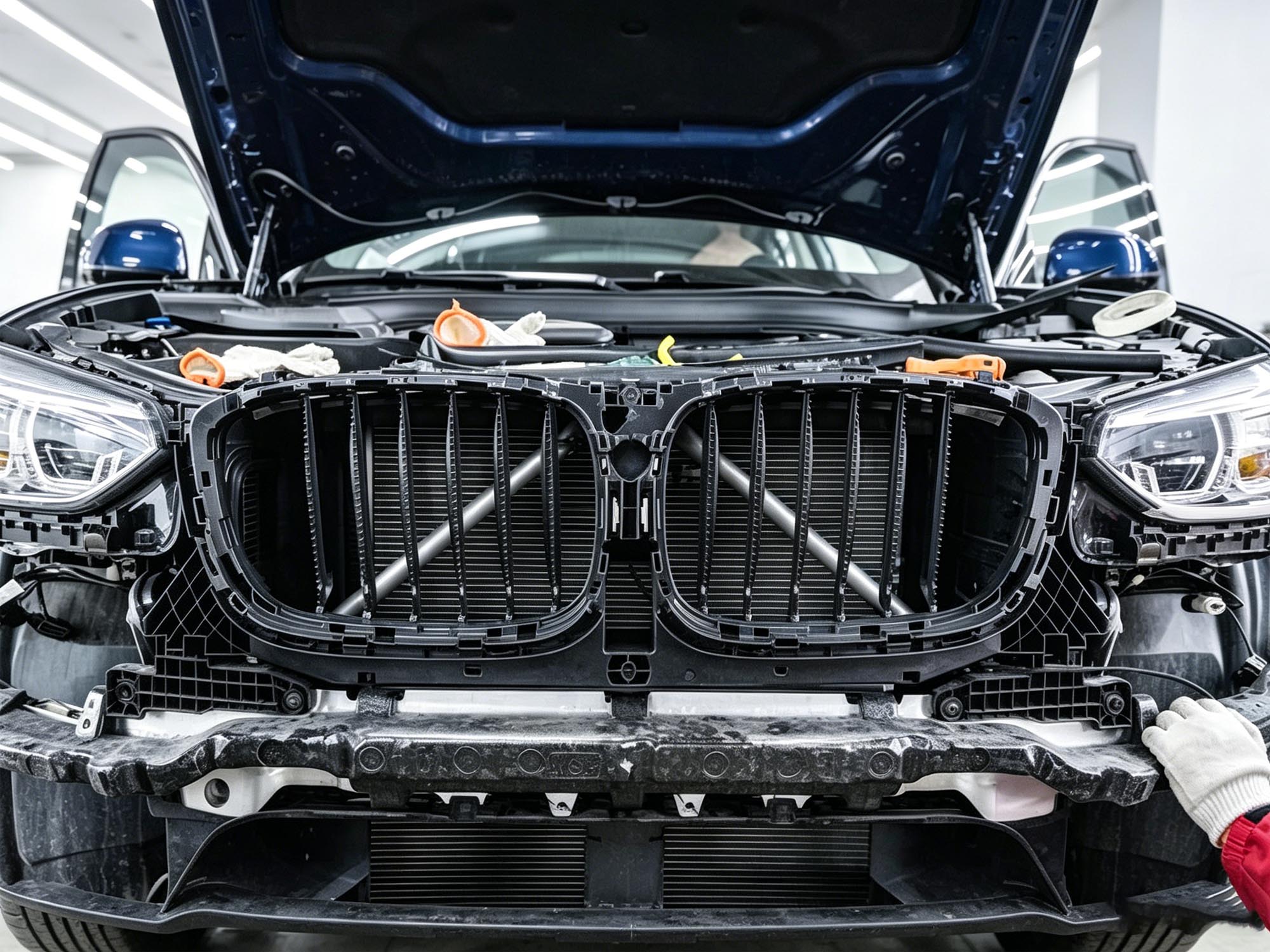 Luft Kühlergrill Träger Luftführung Luftkanal Für BMW X3 G01 2017+ X4 G02 2018+