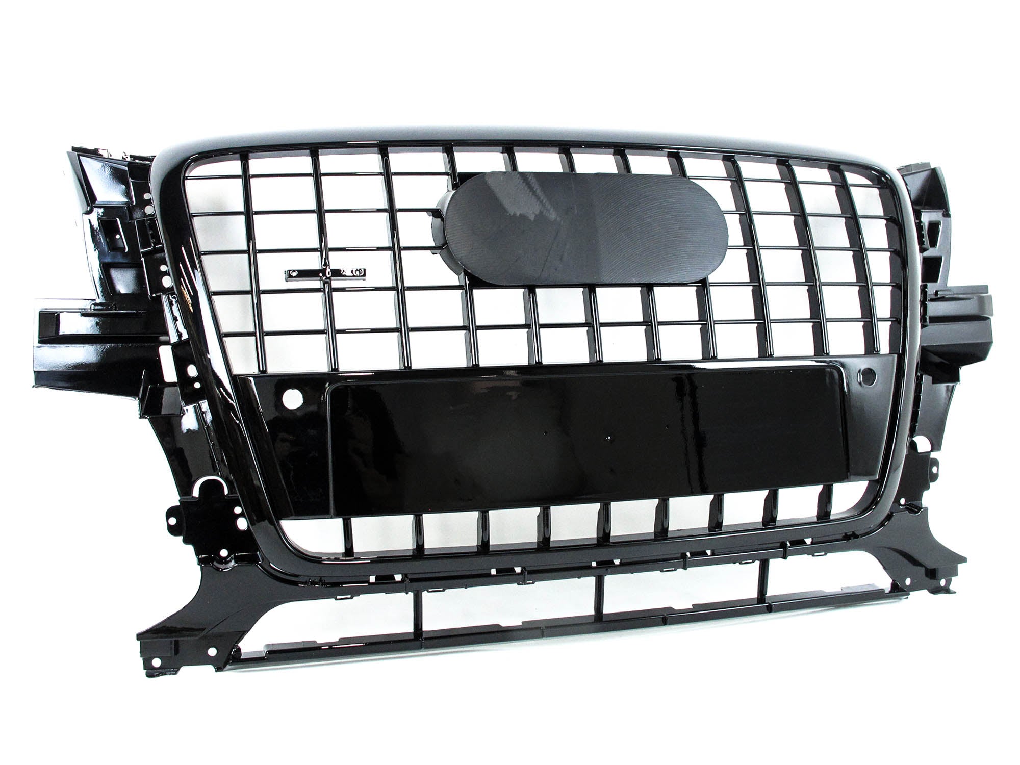 Frontgrill Kühlergrill Grill Schwarz Glänzend für Audi Q5 8R 2008-2012 VFL