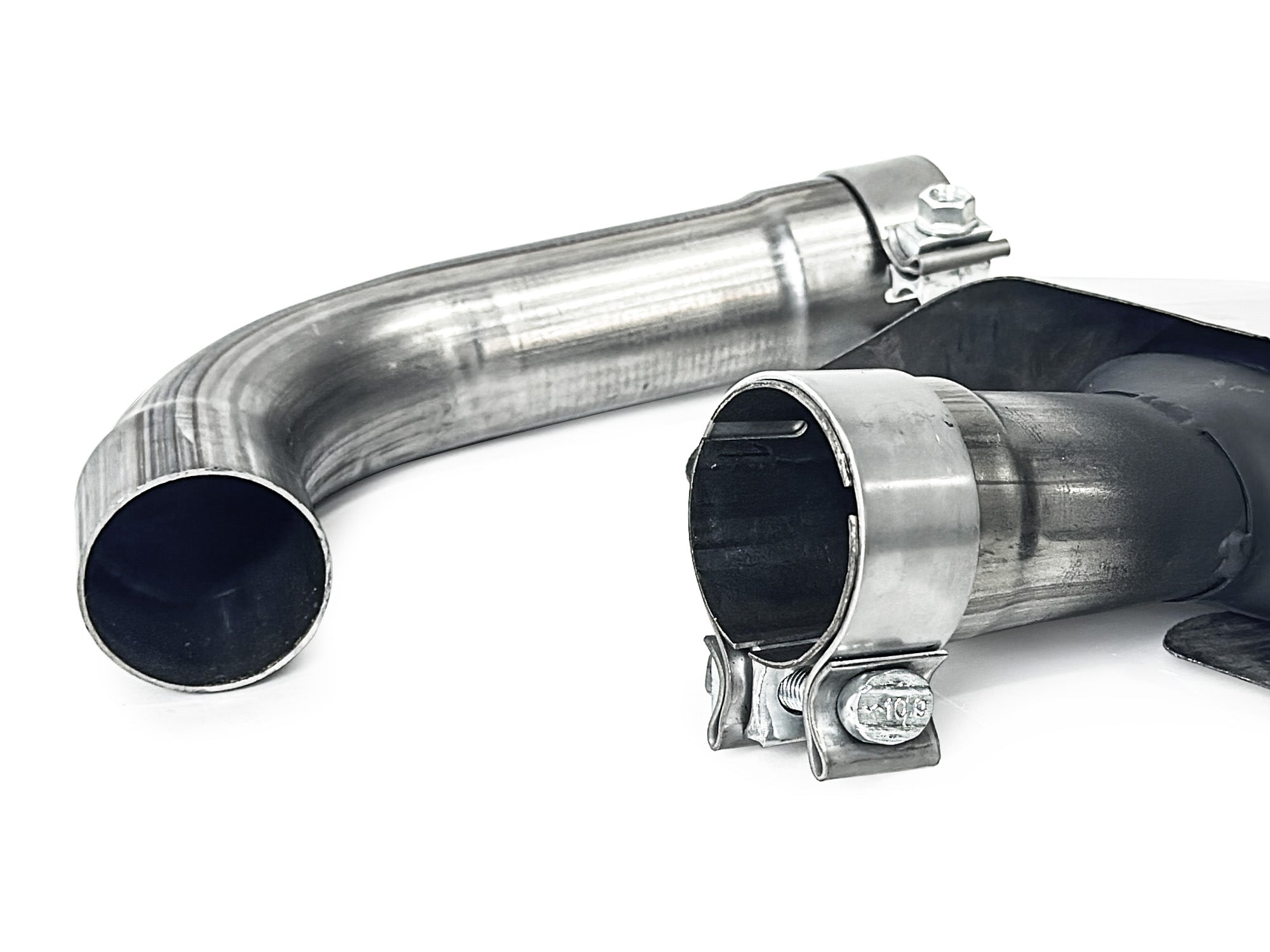 Chrom Auspuffblenden Doppelrohr Endrohre Performance für AUDI Q7 4M 2016-2019