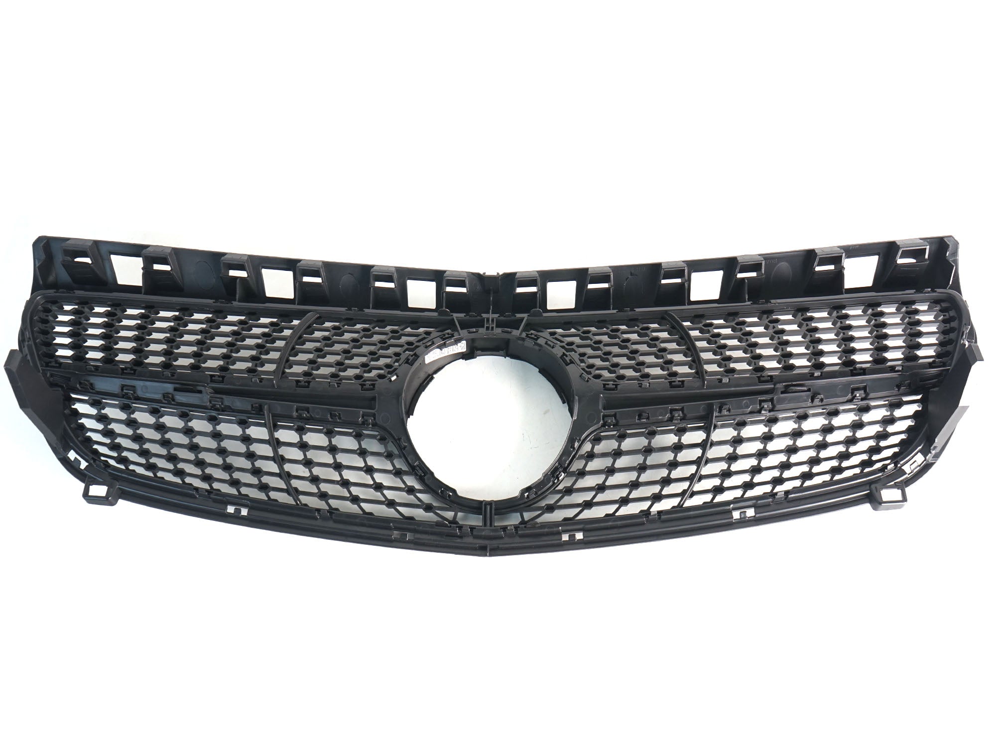 Kühlergrill Diamantgrill Diamant Grill Frontgrill Schwarz für Mercedes Benz A Klasse W176 A180 A220 OHNE Kamera 2012-2015 VFL