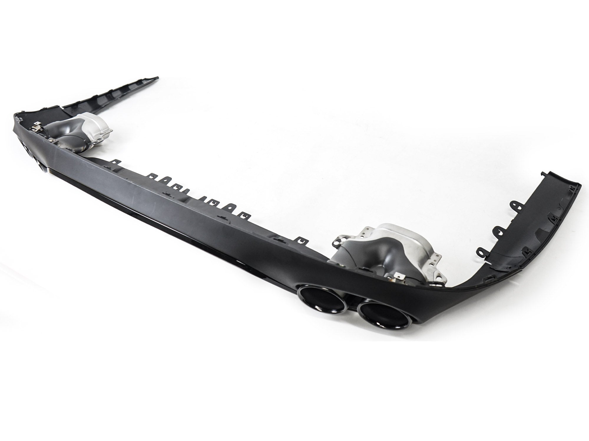 E53 Optik Heckdiffusor Auspuff Schwarz für Mercedes C238 A238 AMG-Line 16-24