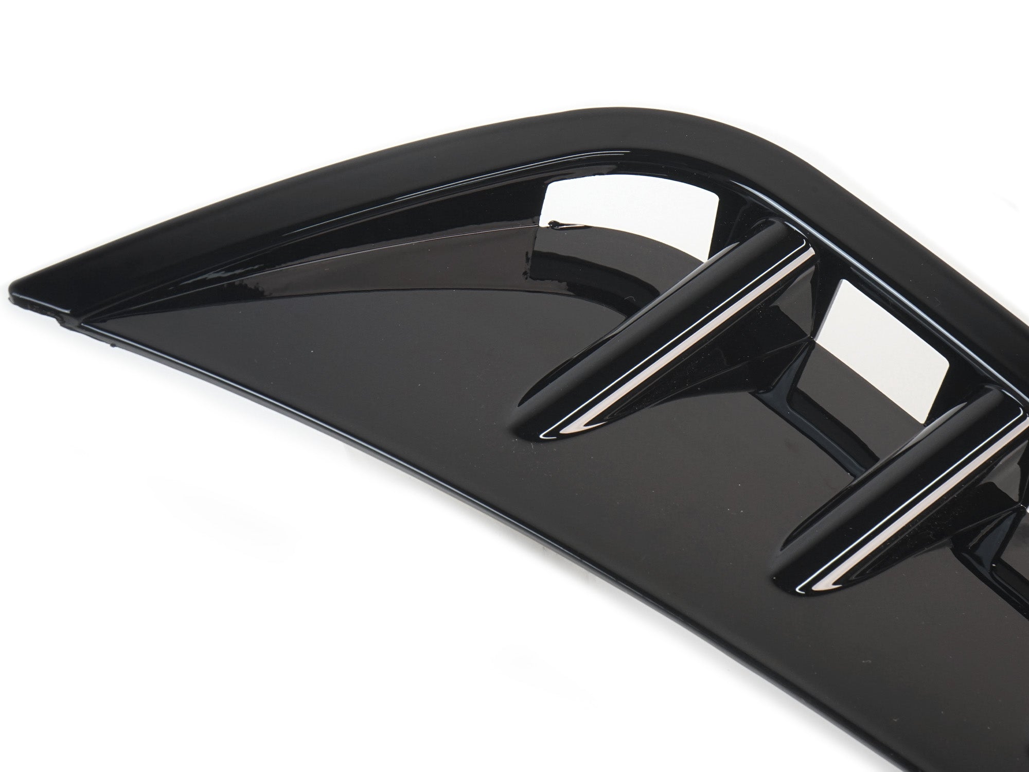 Front Stoßstange Aero Flaps Flics Glanz Schwarz für Mercedes Benz GLC X253 GLC43 AMG ab2019 pz42