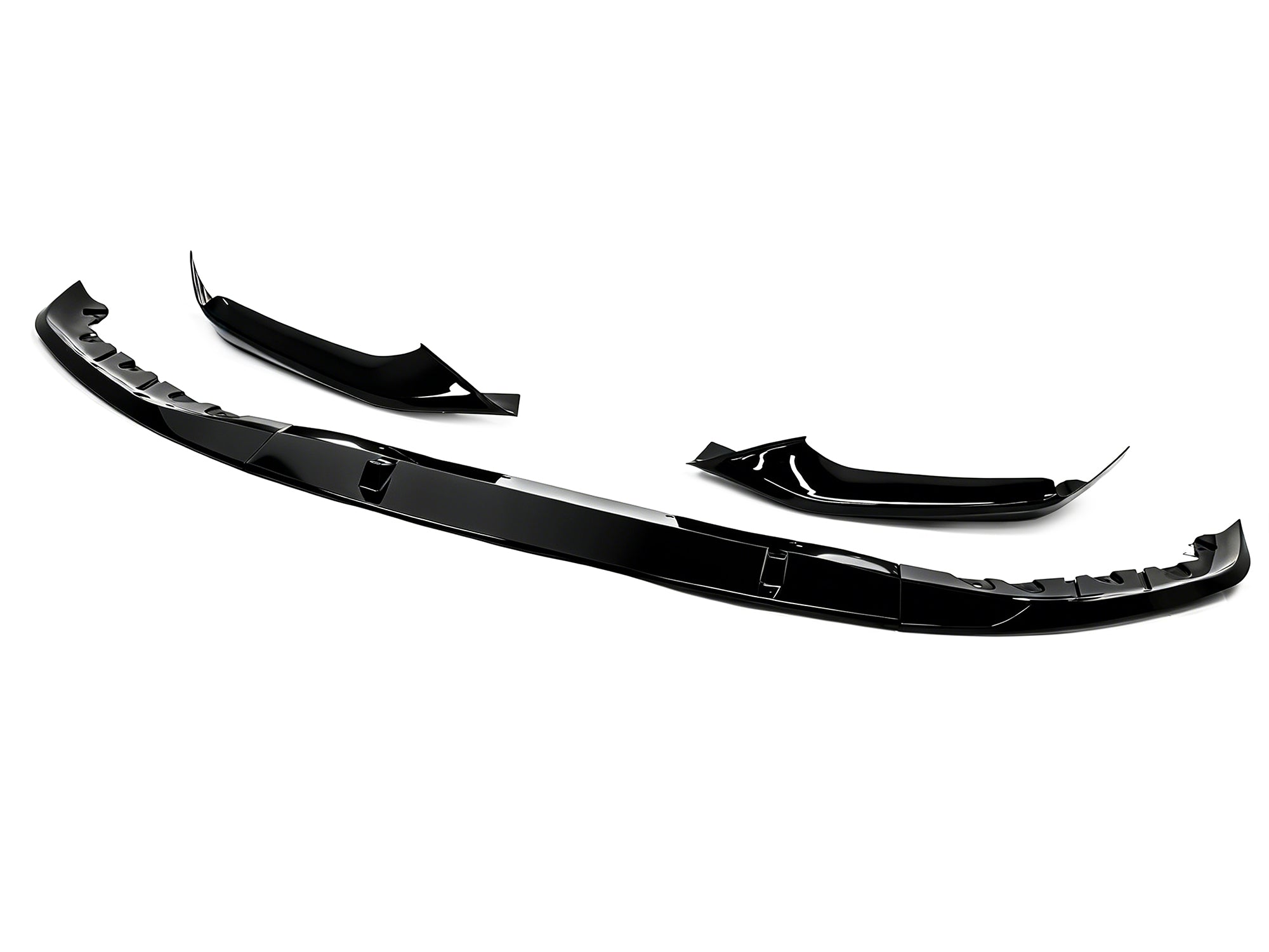 Schwarz Stoßstange Spoiler Lippe Frontspoiler für BMW 5er G30 G31 M Paket 17-20