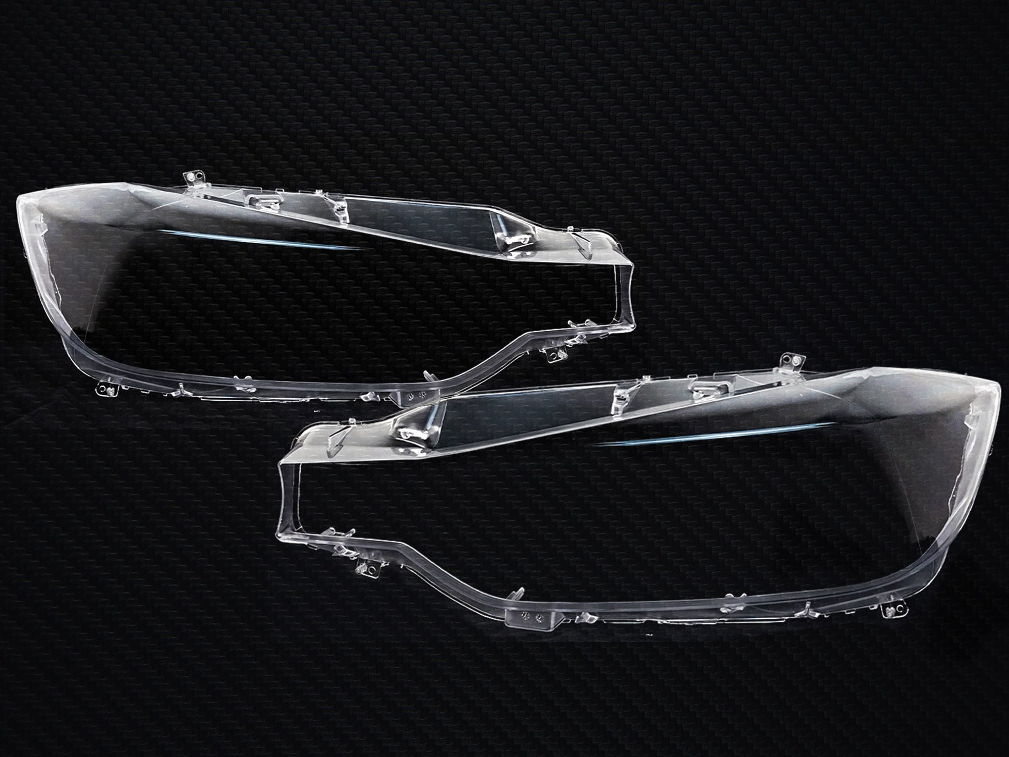 L+R Klar Scheinwerferglas Streuscheiben Für BMW 3er F30 F31 2012-2015 vor LCI