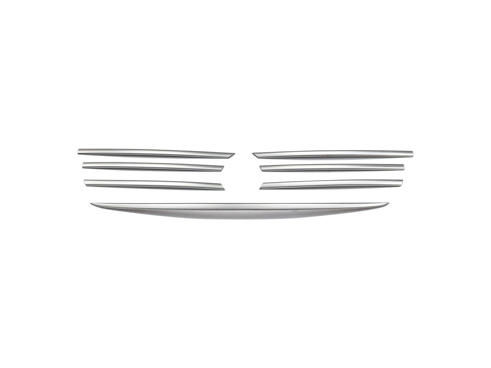 Kühlergrill Leisten für Mercedes Vito W639 03-10 7 tlg Grillleisten Edelstahl