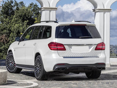 Schwarz Heckdiffusor Auspuff für Mercedes GLS X166 AMG Line 15-19 OHNE ABE