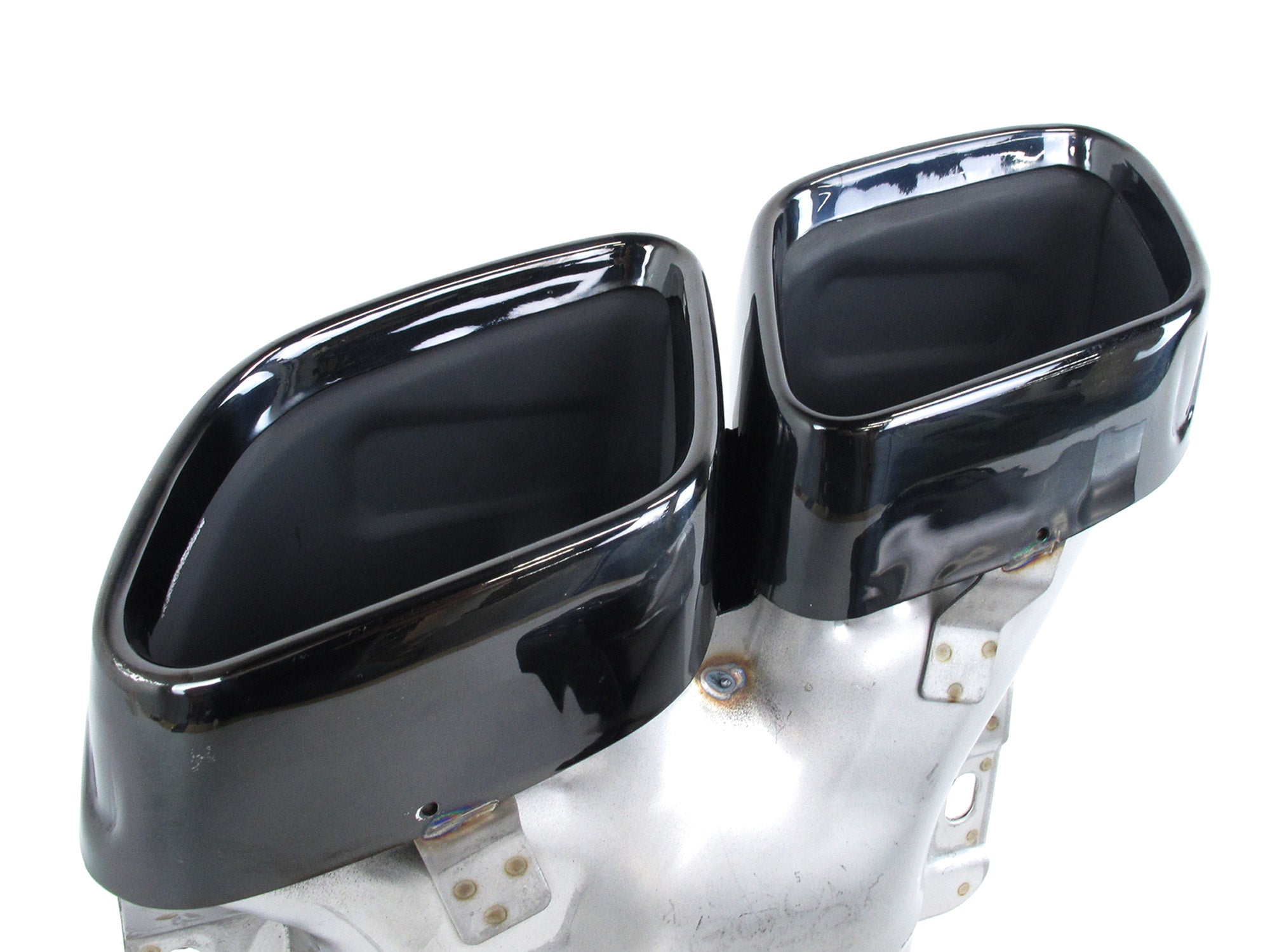 C63 Optik Heckdiffusor Diffusor Auspuff Schwarz Glanz für Mercedes W206 S206 AMG Line C43 AMG 2022+