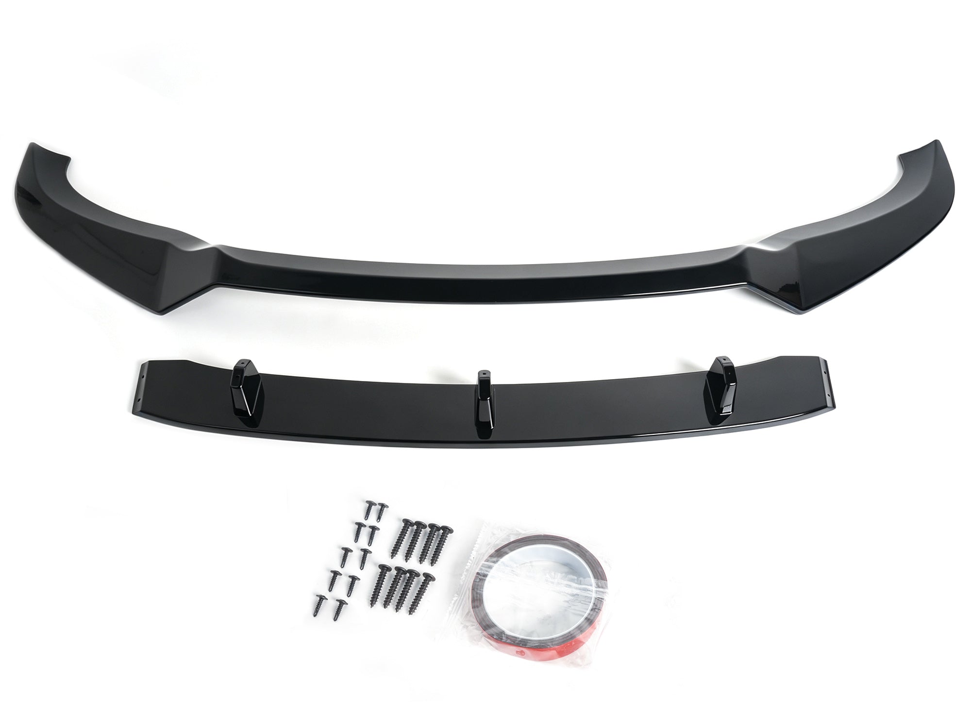 Schwarz Stoßstange Spoiler Lippe Frontspoiler für BMW X6 G06 M Paket 19-25