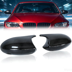 Spiegelkappen Außenspiegelkappen Carbon Fiber  Passend für 1er E81 E87 E88 E82 3er E90 E91 E92 E93 pre-LCI 2006-2011