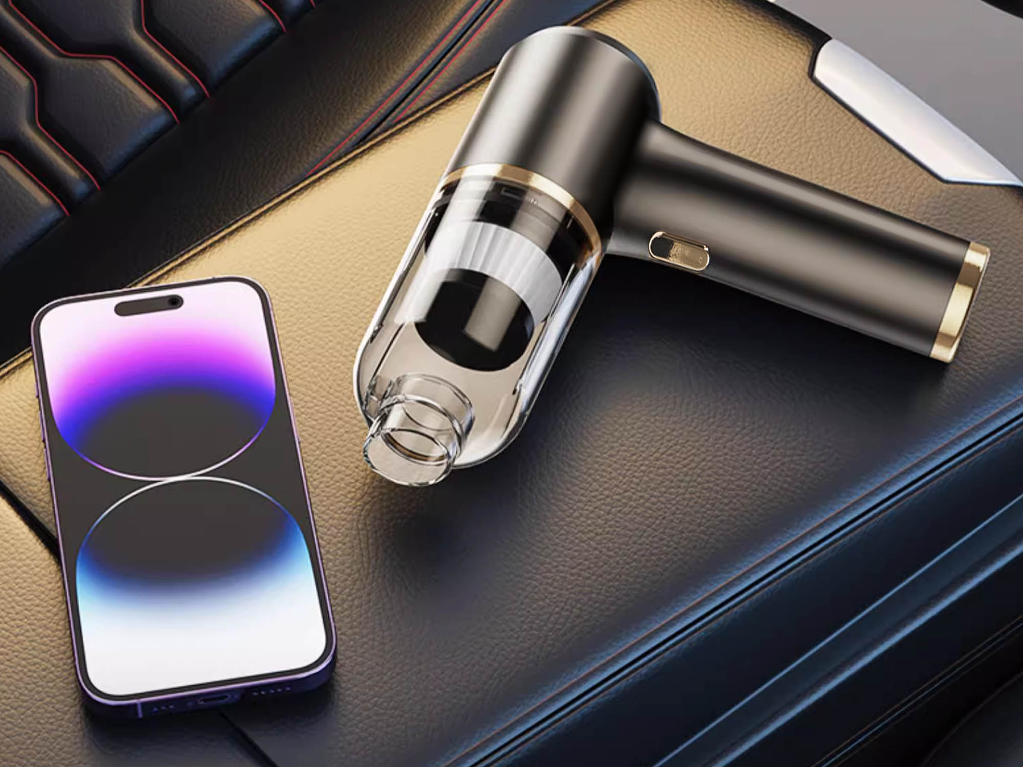 NEU Elektrisch Stabstaubsauger Flexibel Staubbläser für Auto Tastatursauger Hand Staubgebläse