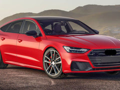 NEU Spiegelkappen Außenspiegel Schwarz Glanz für Audi A6 C8 A7 4K Ohne SideAssist mc145