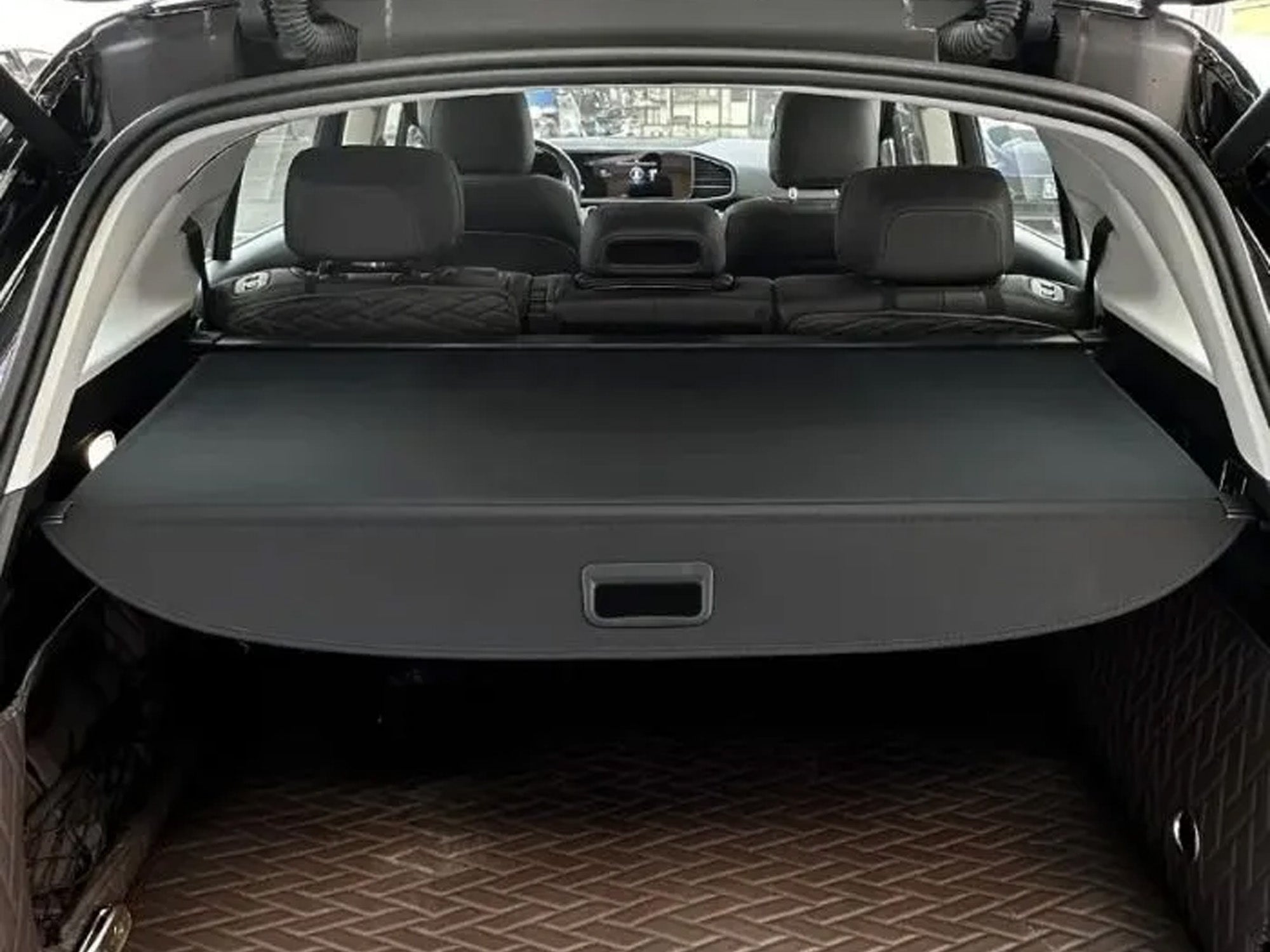 Für Mercedes Benz GLS X166 2013-2019 Schwarz Laderaumabdeckung Abdeckrollo Kofferraum Rollo