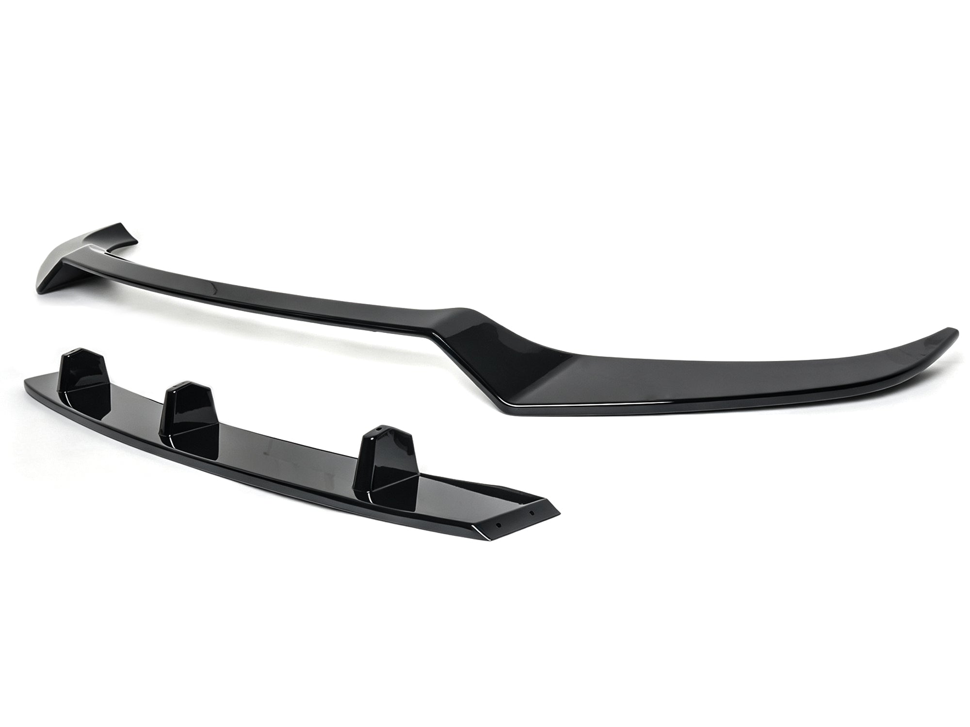 Schwarz Stoßstange Spoiler Lippe Frontspoiler für BMW X6 G06 M Paket 19-25