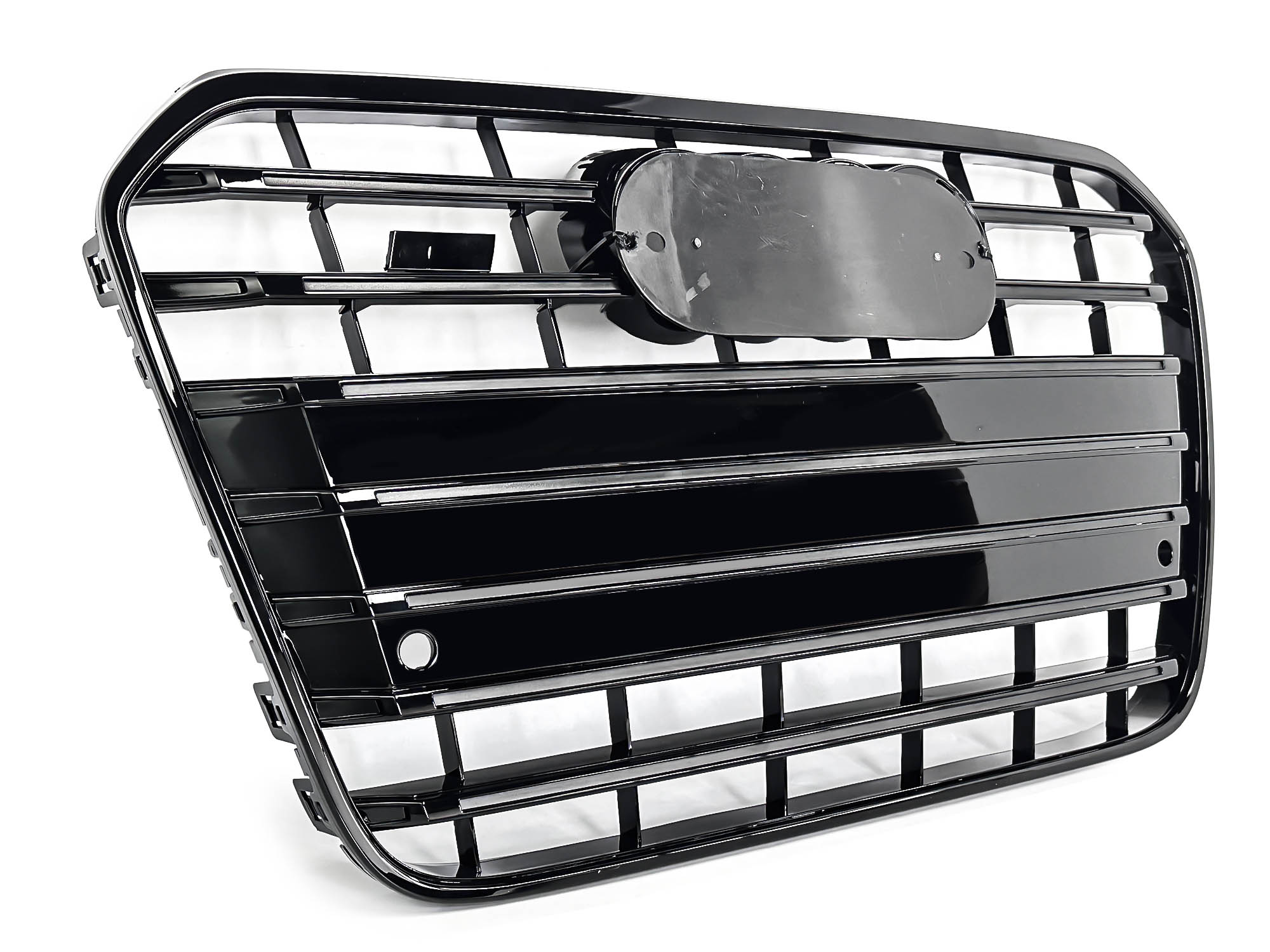 Schwarz Glanz Kühlergrill Grill für AUDI A6 C7 S6 4G Limo Avant 11-14 vor MOPF