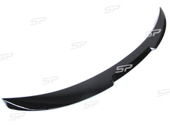 Schwarz Glanz Heckspoiler Spoiler Lippe Passend für BMW 4er G26 Gran Coupe ab 2021