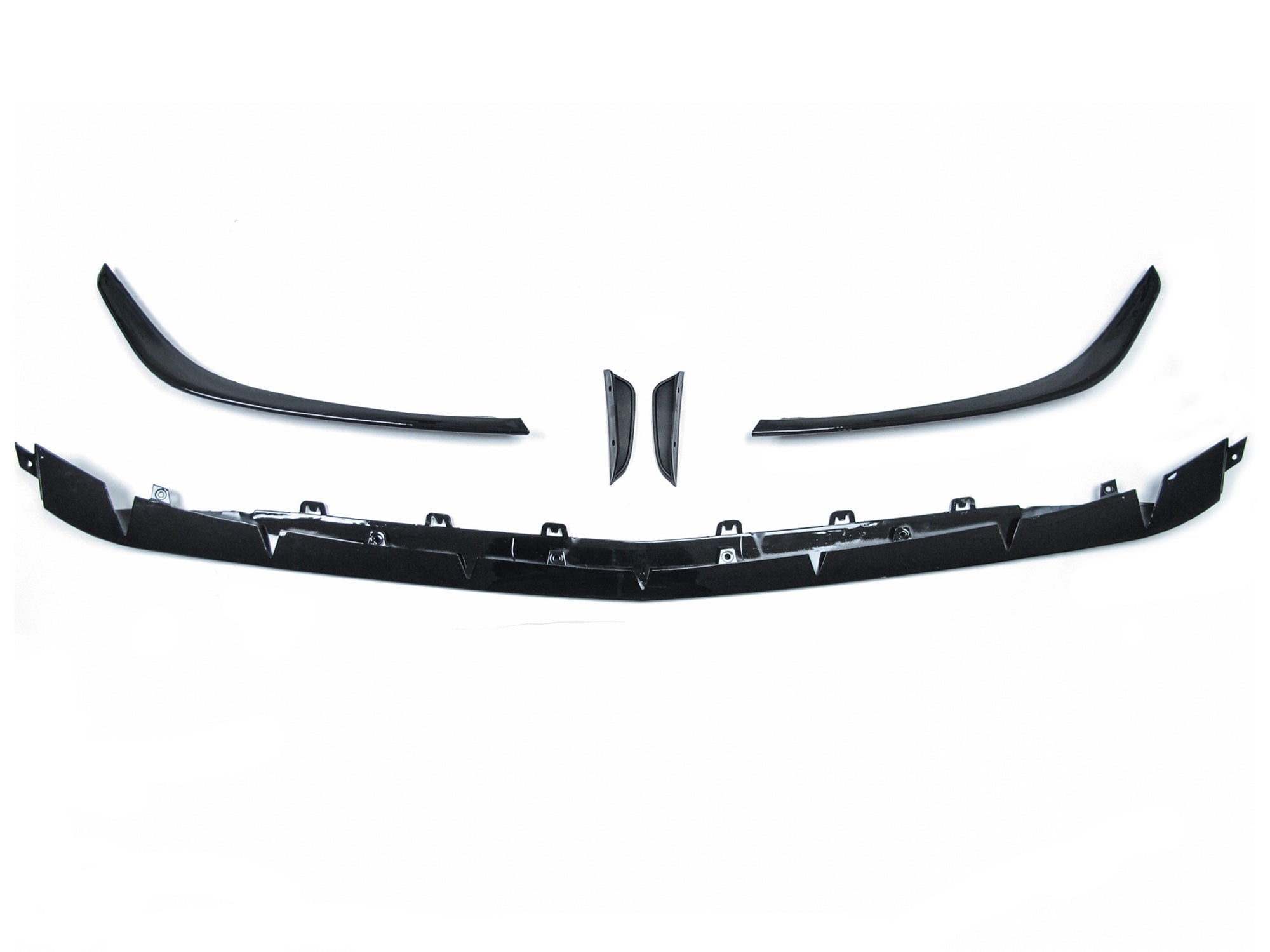 Frontansatz Front Splitter Spoiler Schwarz für Mercedes A Kl. W177 Hatchback A45 AMG ab 2018