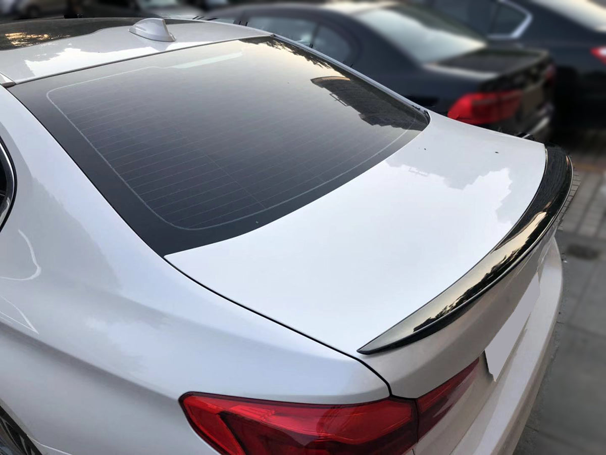 Spoiler Dachspoiler Spoilerlippe mit ABE Schwarz für BMW 5er G30 Limo M5 F90 525d 520i 16-22 sp44